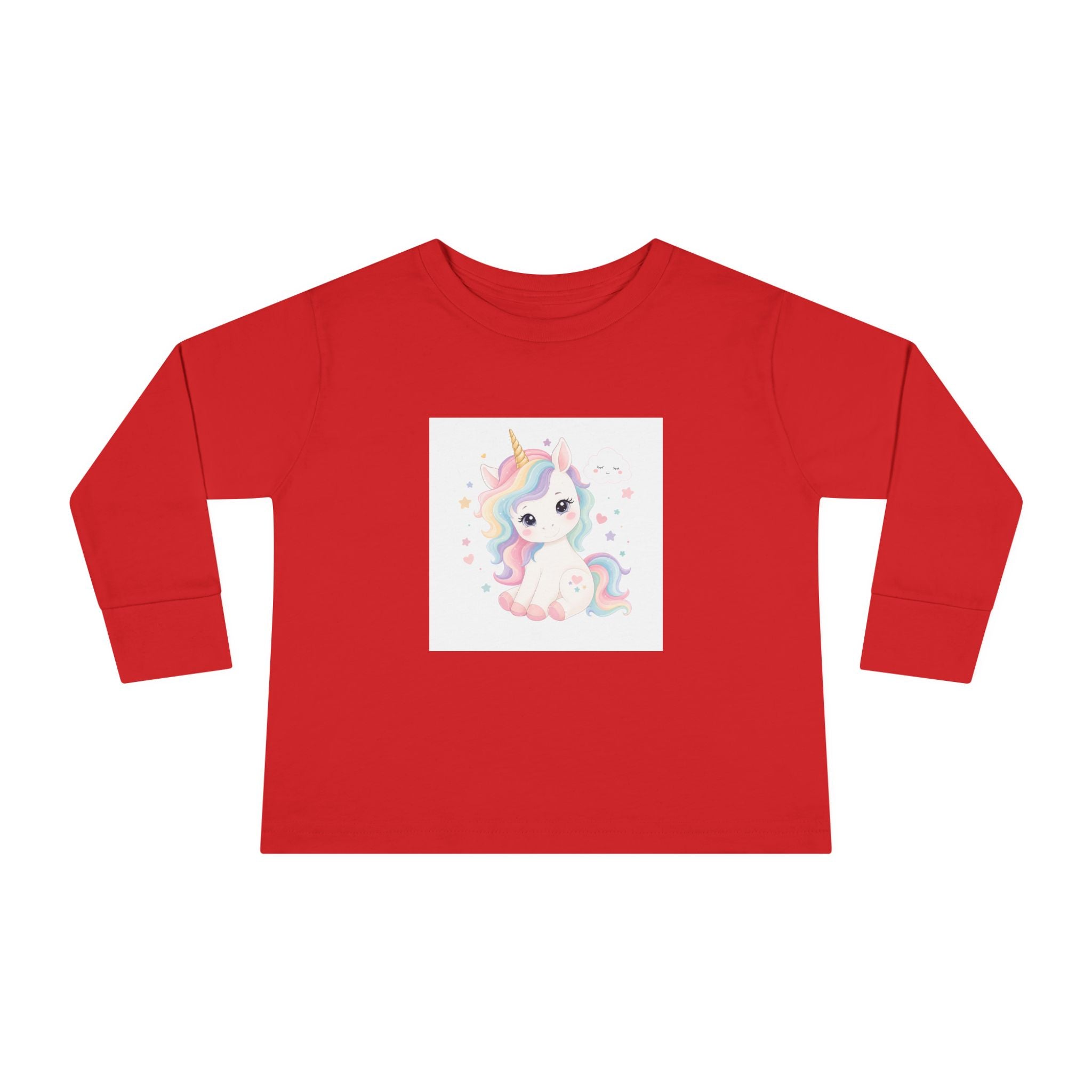 Dreamy Unicorn kids long-sleeve tee from the Nureli collection, view 8