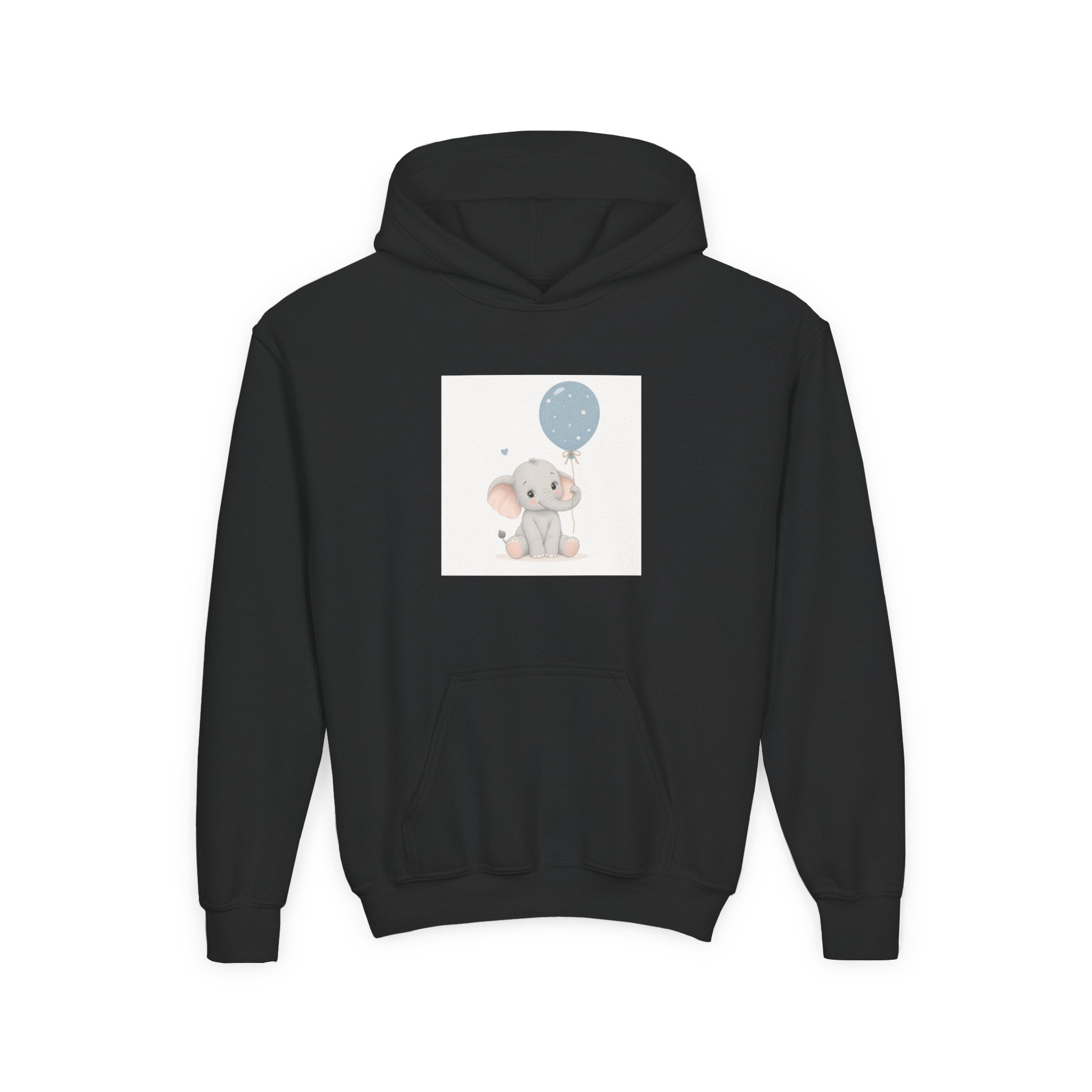 Little Elephant soft toddler hoodie from the Nureli collection, view 2