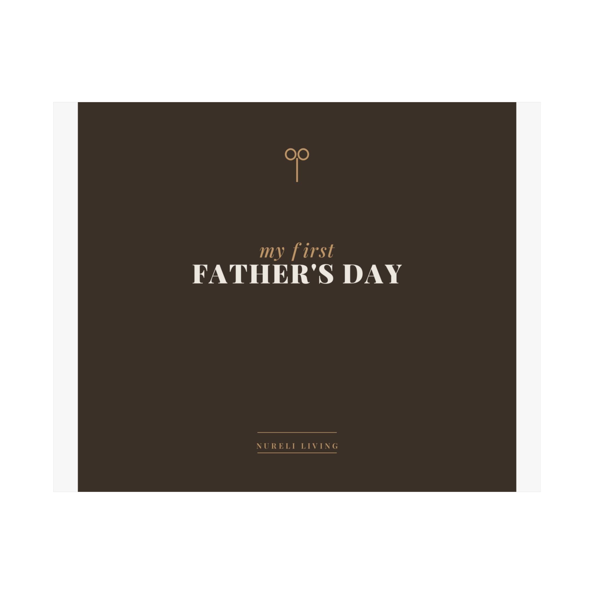 First Father's Day Art Print