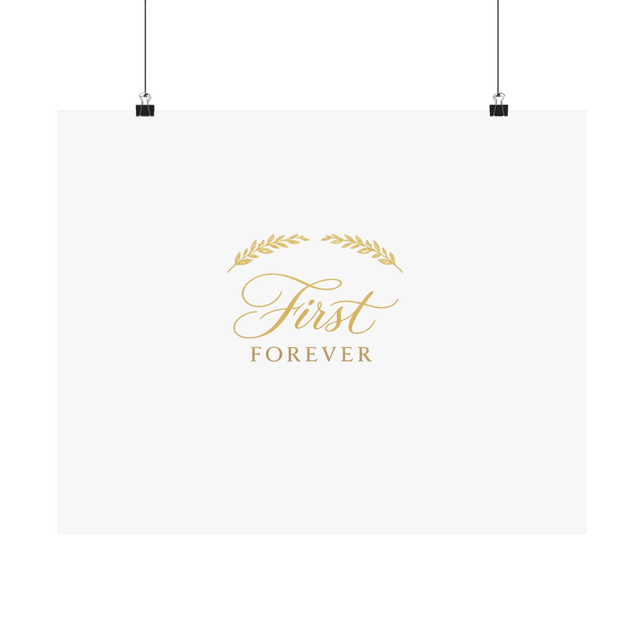 First & Forever Art Print