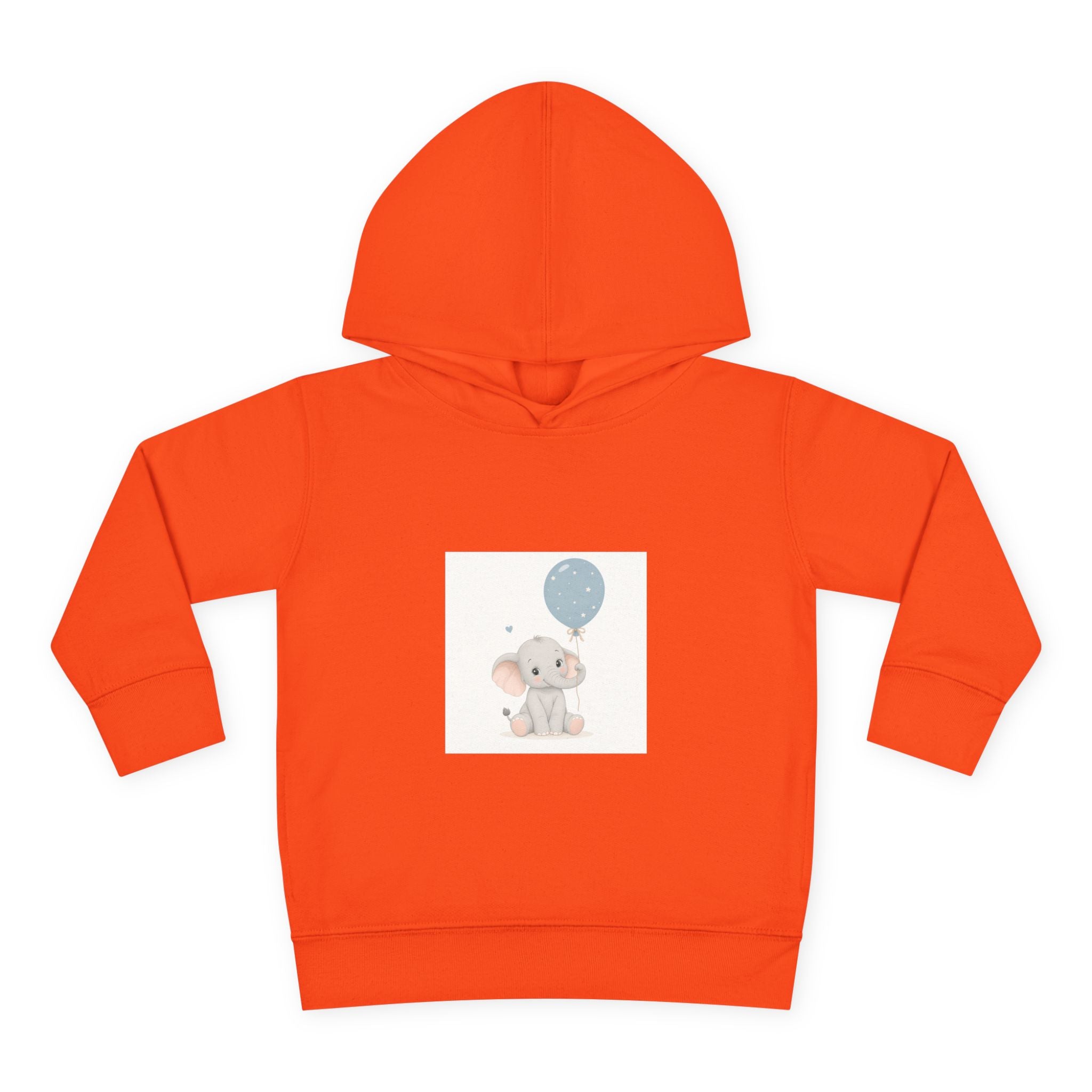 Little Elephant soft toddler hoodie from the Nureli collection, view 2