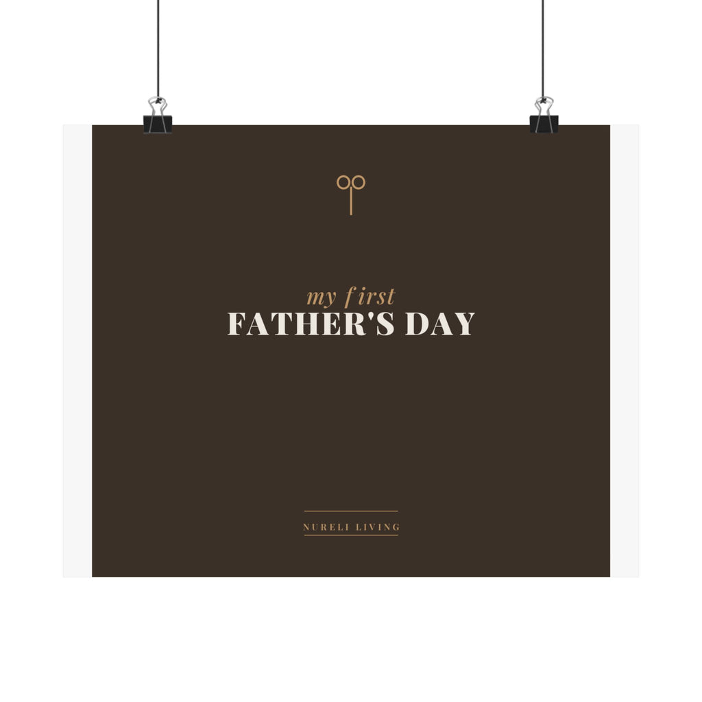 First Father's Day Art Print