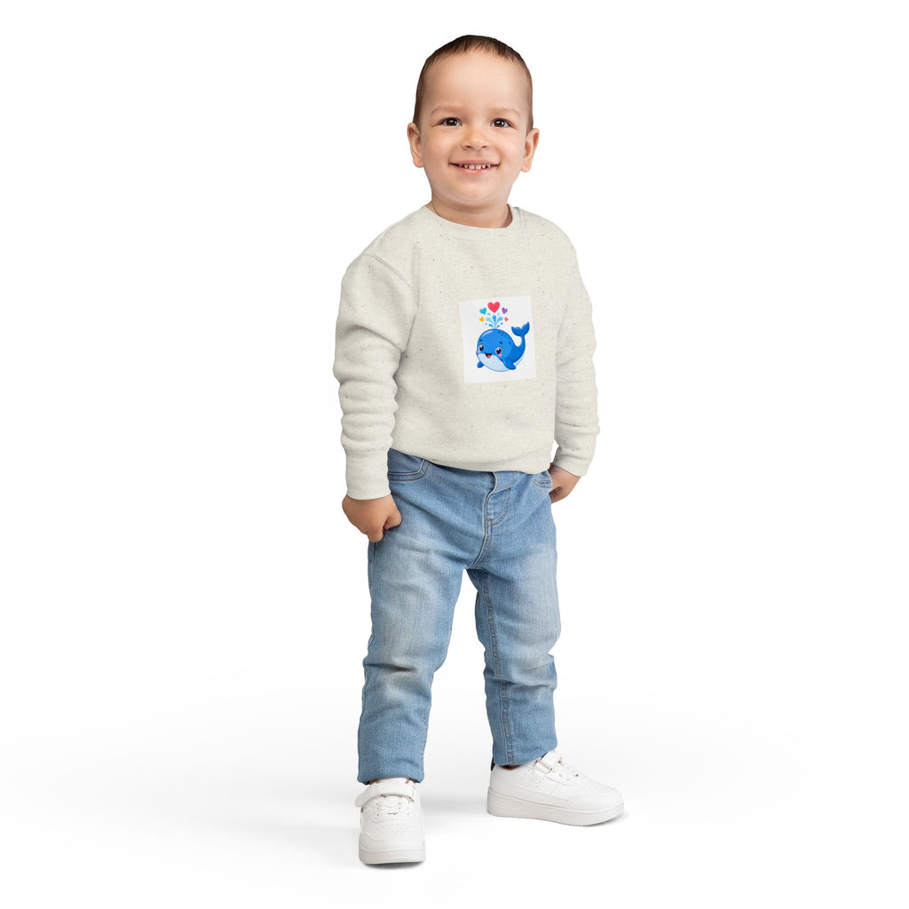 Happy Whale Toddler Sweatshirt — Nureli Kids