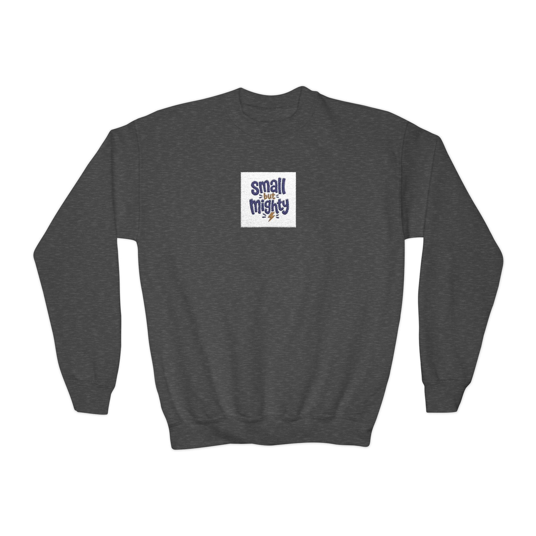Small But Mighty Kids Sweatshirt from the Nureli collection, view 6