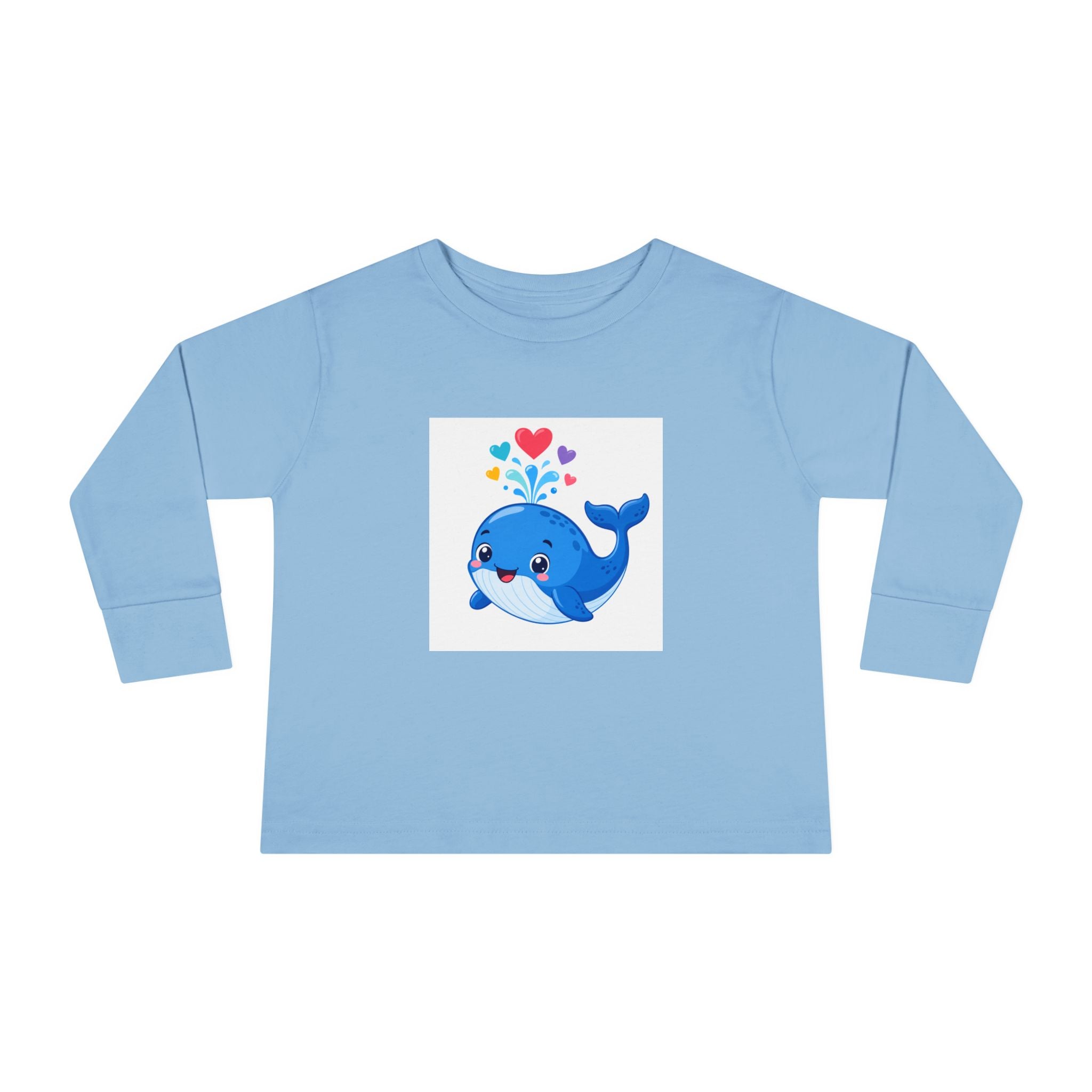 Happy Whale Toddler Long-Sleeve Tee — Nureli Kids