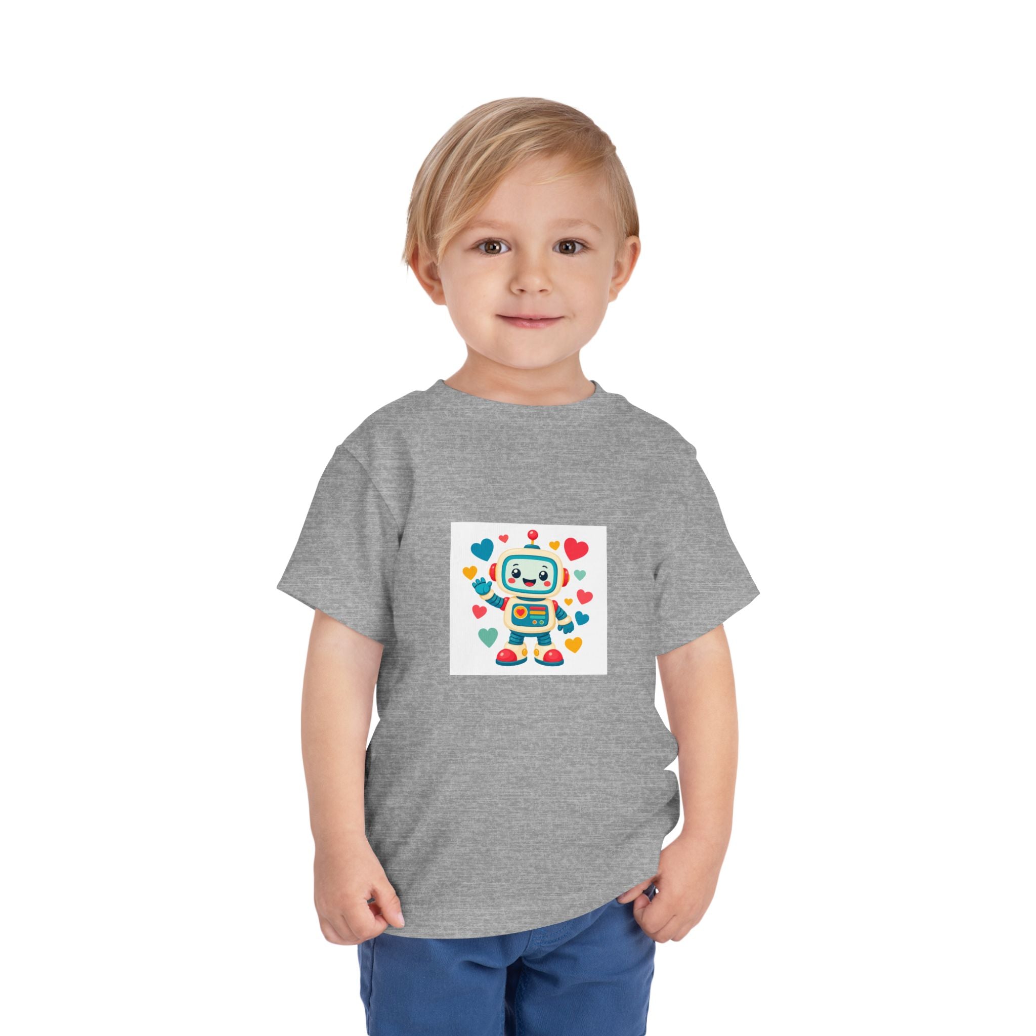 Beep Boop Robot Toddler T-Shirt — Nureli Kids
