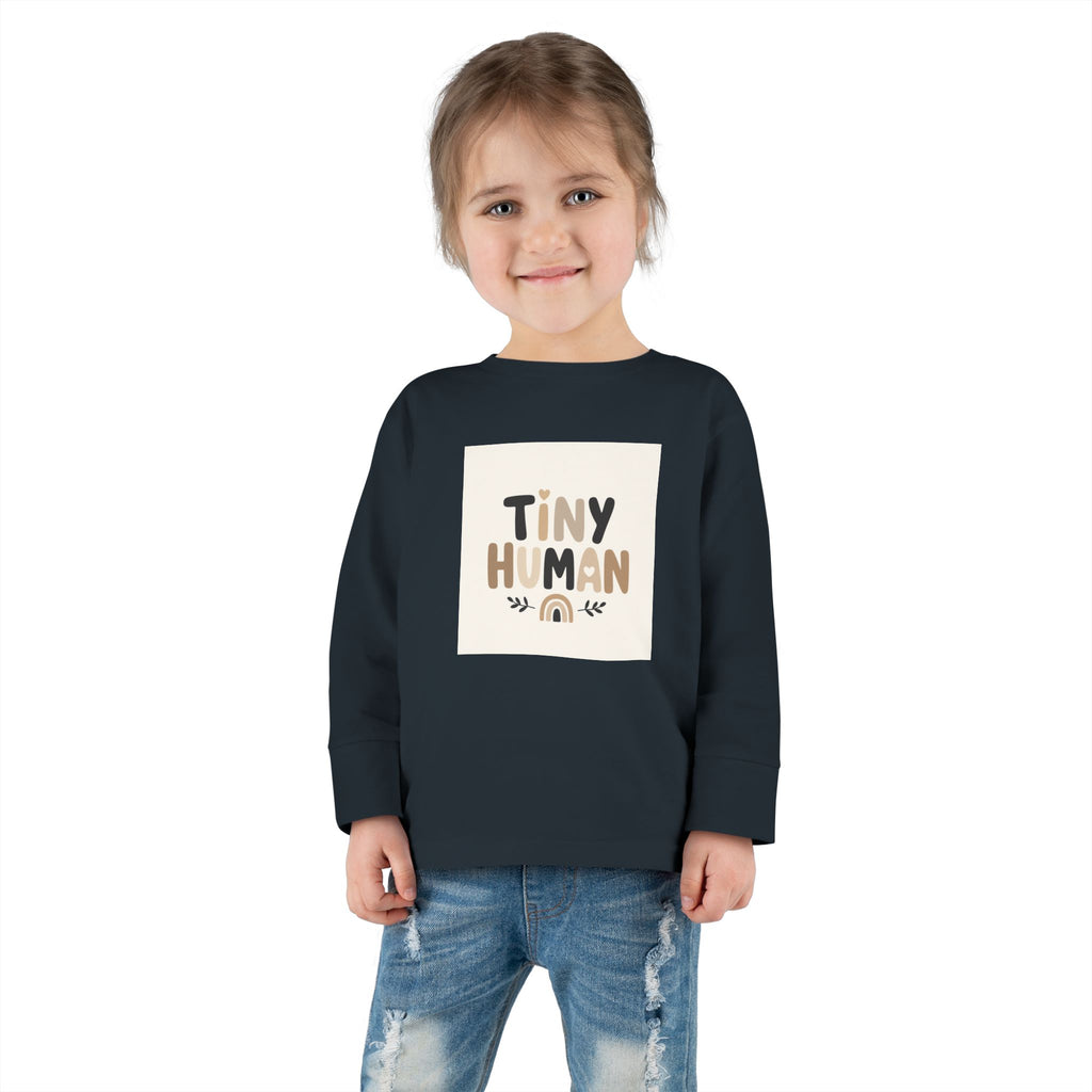 Tiny Human Toddler Long-Sleeve Tee - Nureli Kids