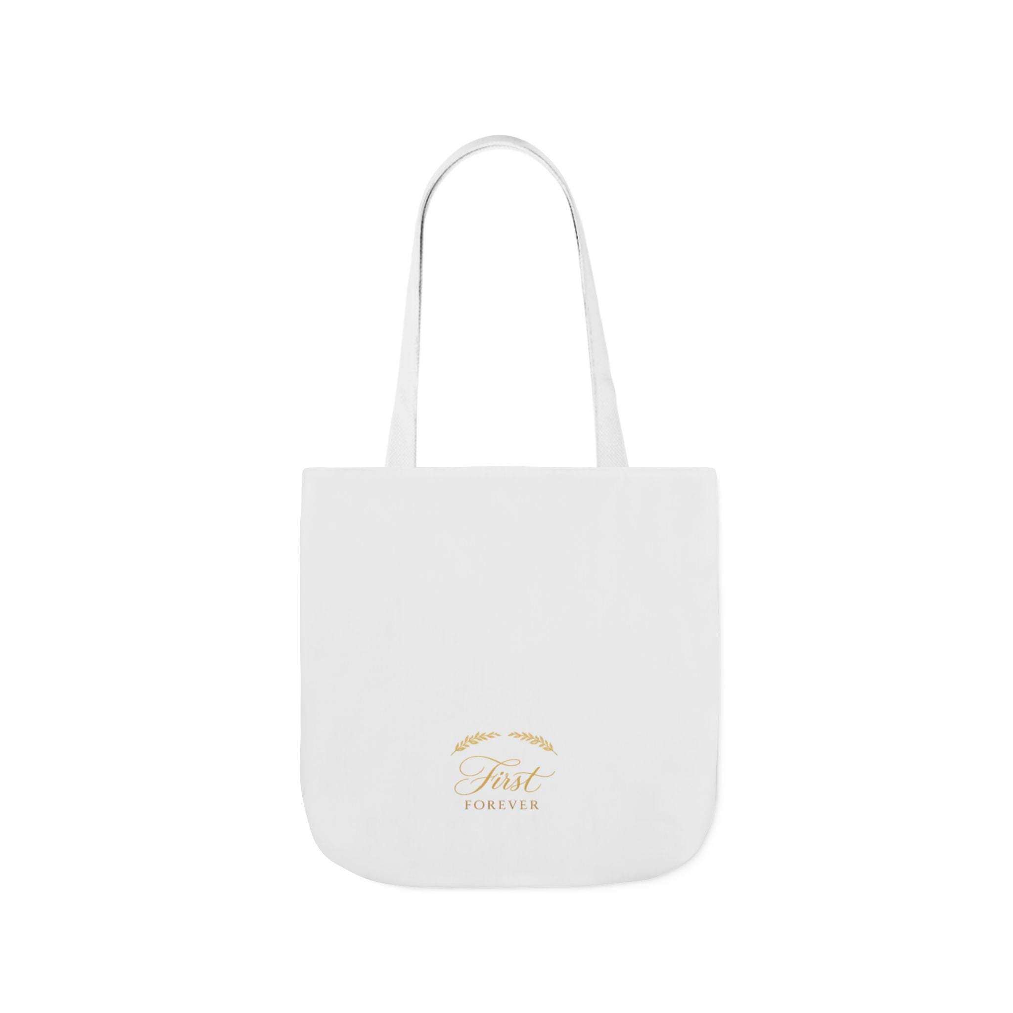 First & Forever canvas tote bag from the Nureli collection, view 11