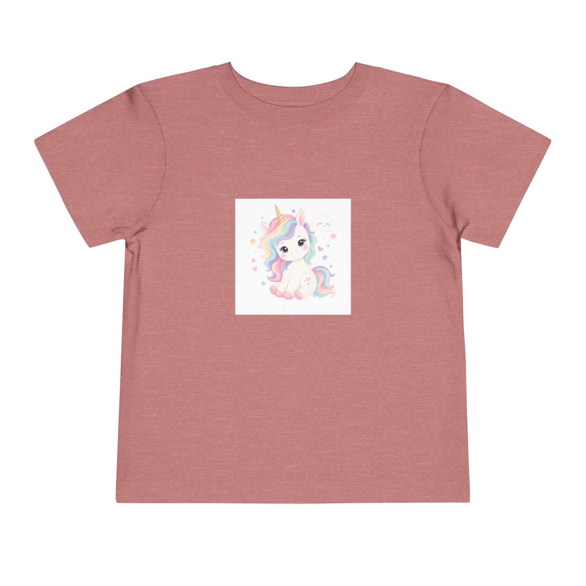 Dreamy Unicorn soft toddler tee from the Nureli collection, view 2