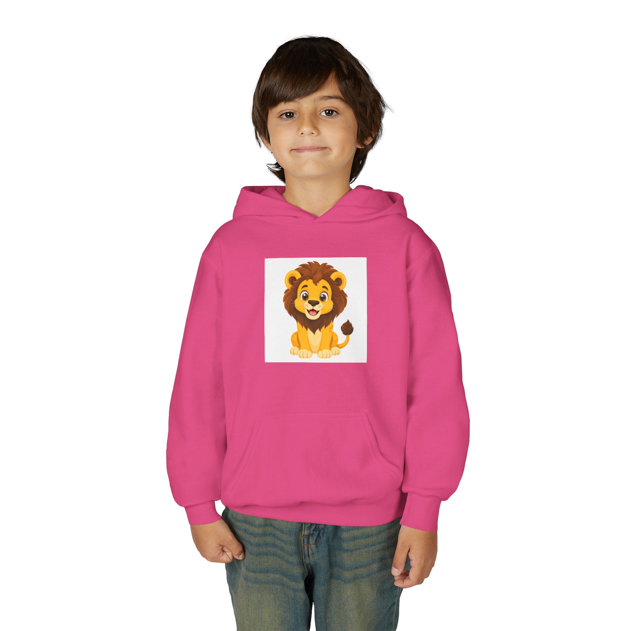 Brave Little Lion soft toddler hoodie from the Nureli collection, view 6