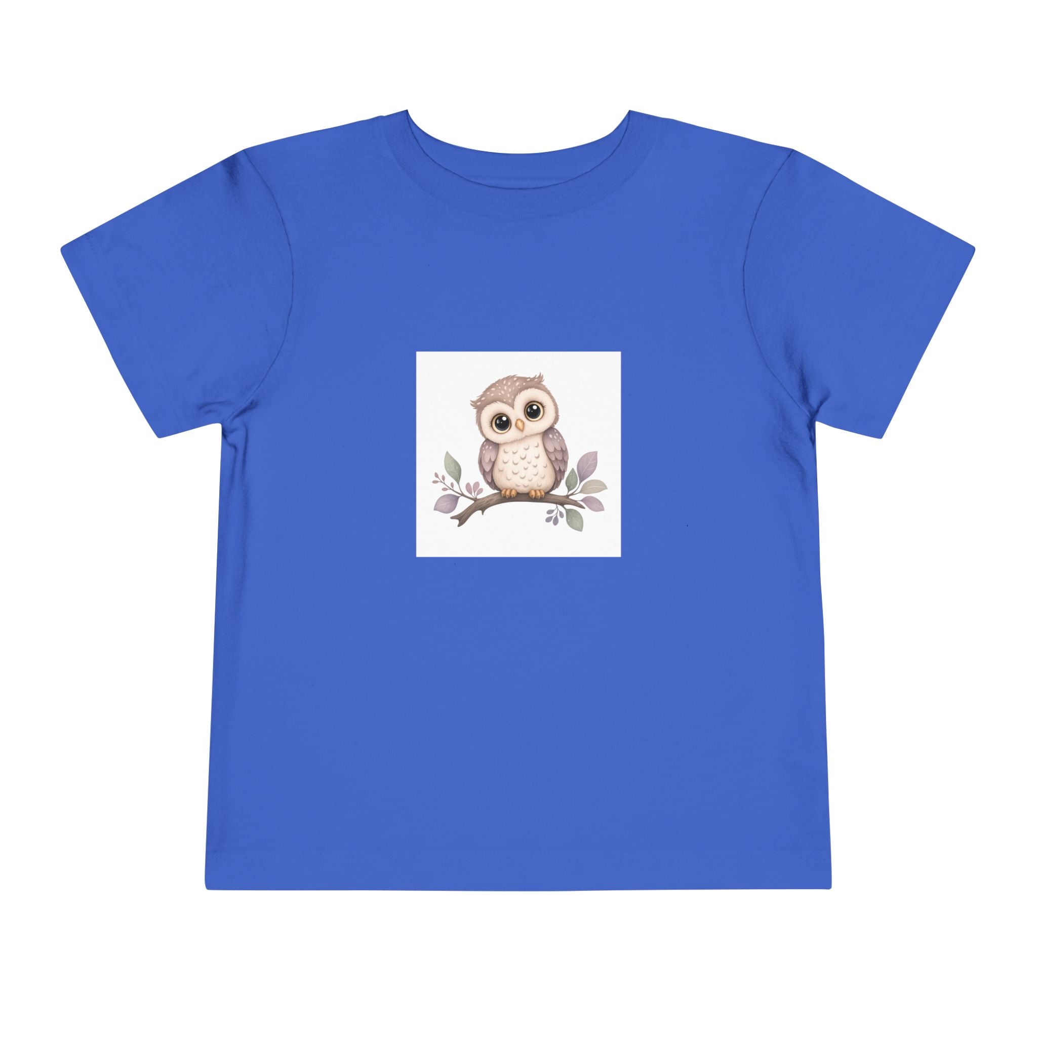 Wise Little Owl soft toddler tee from the Nureli collection, view 12