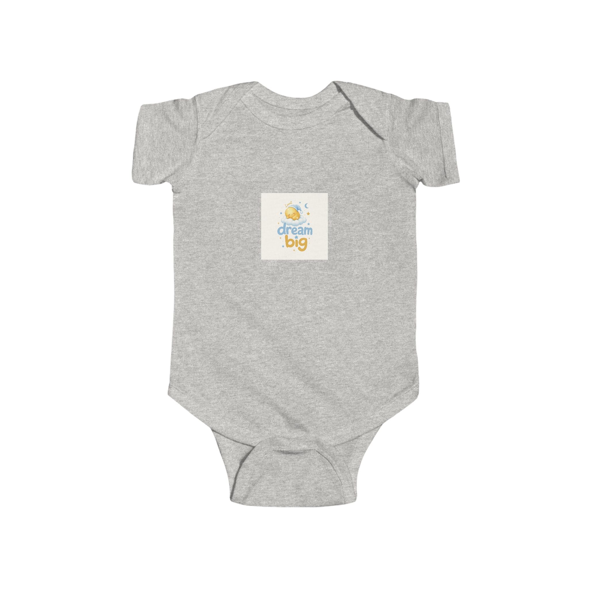 Dream Big soft baby bodysuit from the Nureli collection, view 2