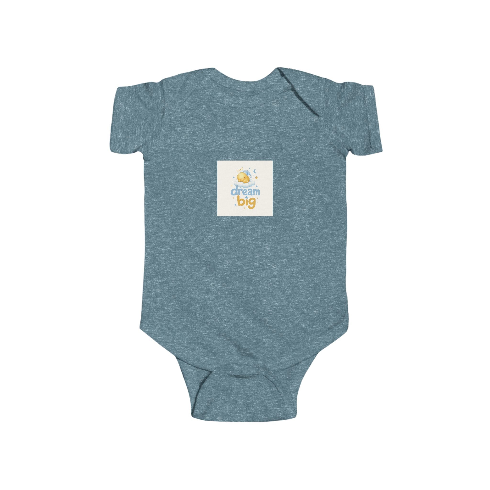 Dream Big soft baby bodysuit from the Nureli collection, view 6