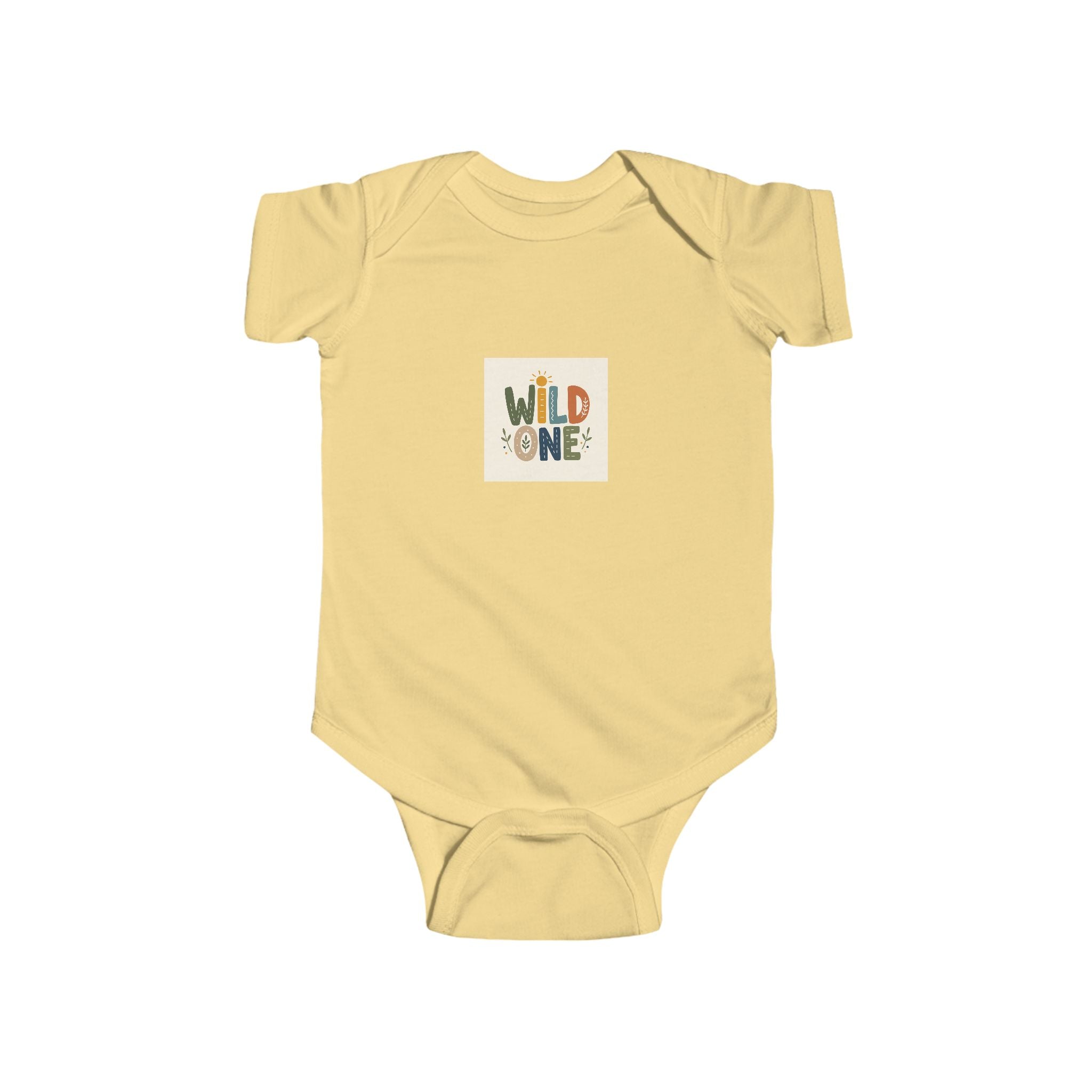Wild One soft baby bodysuit from the Nureli collection, view 4