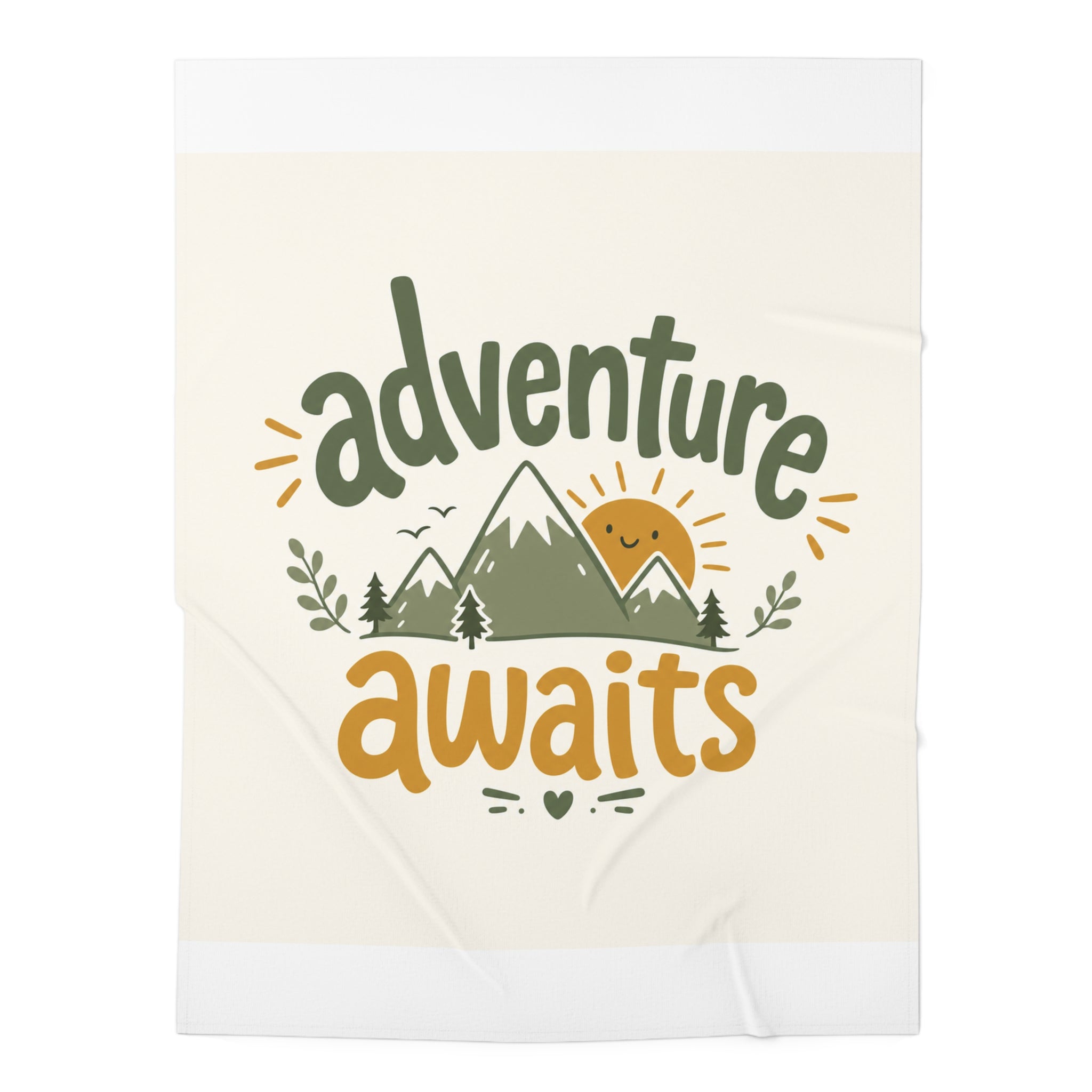 Adventure Awaits baby swaddle blanket for newborns by Nureli Kids