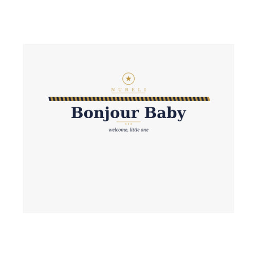 Bonjour Baby Art Print