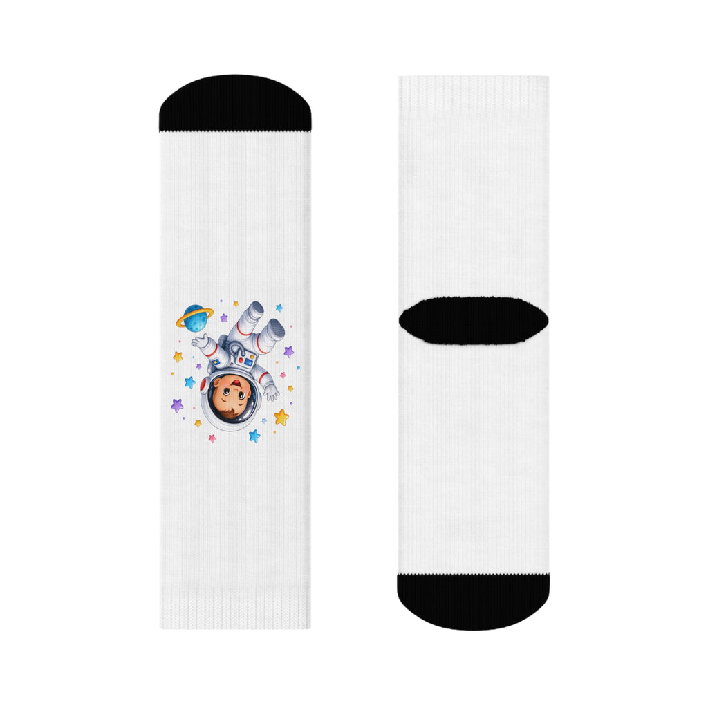 Little Astronaut Kids Crew Socks — Nureli Kids