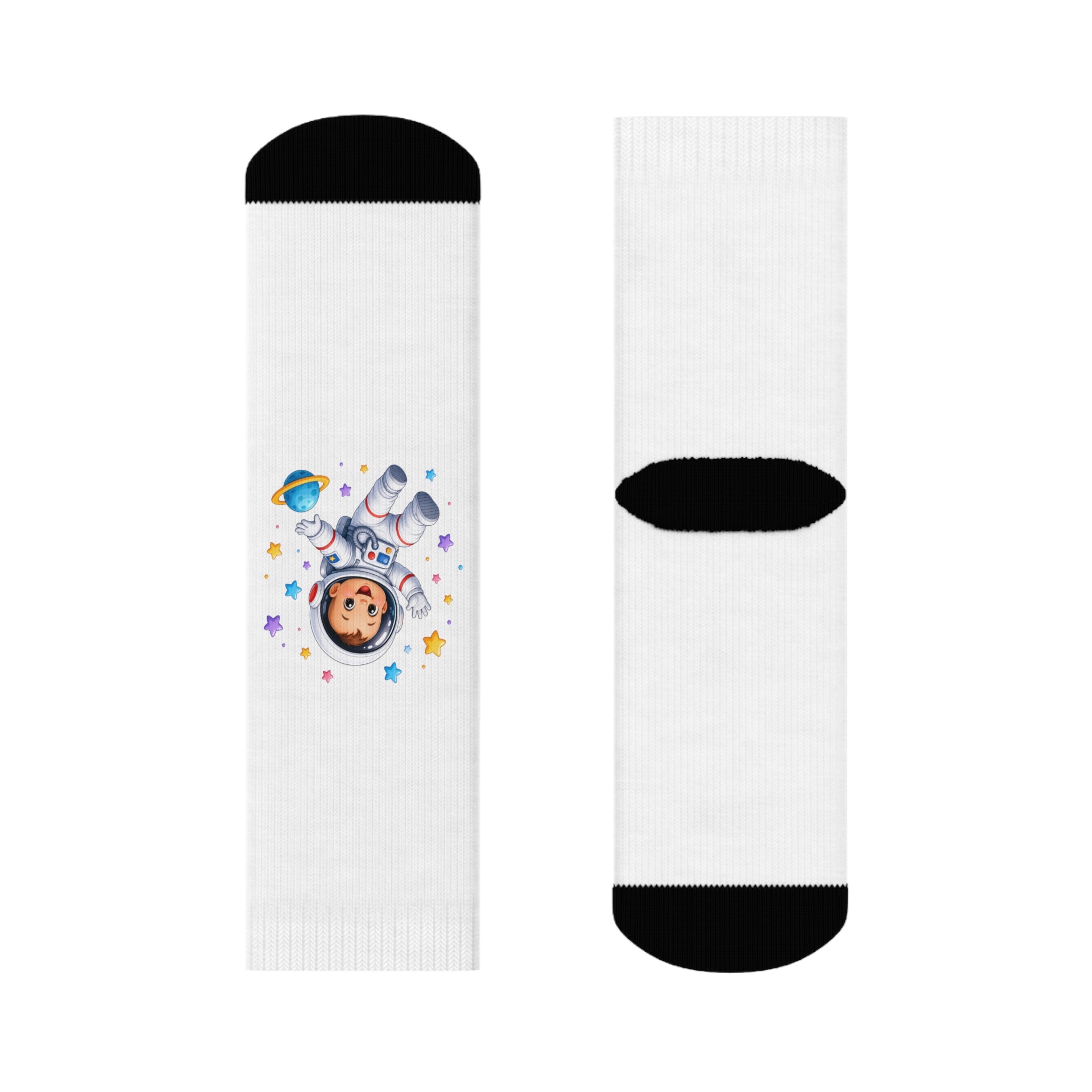 Little Astronaut Kids Crew Socks — Nureli Kids