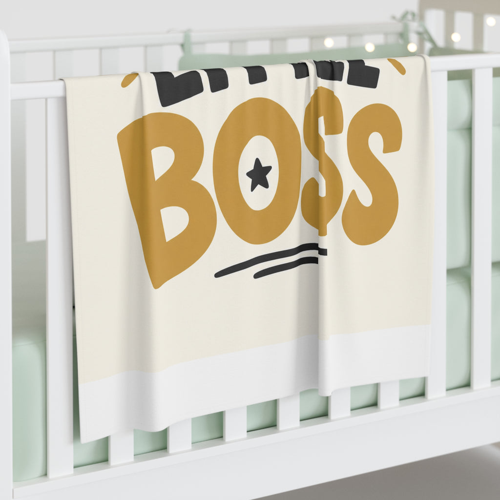 Little Boss Baby Swaddle Blanket from the Nureli collection, view 3