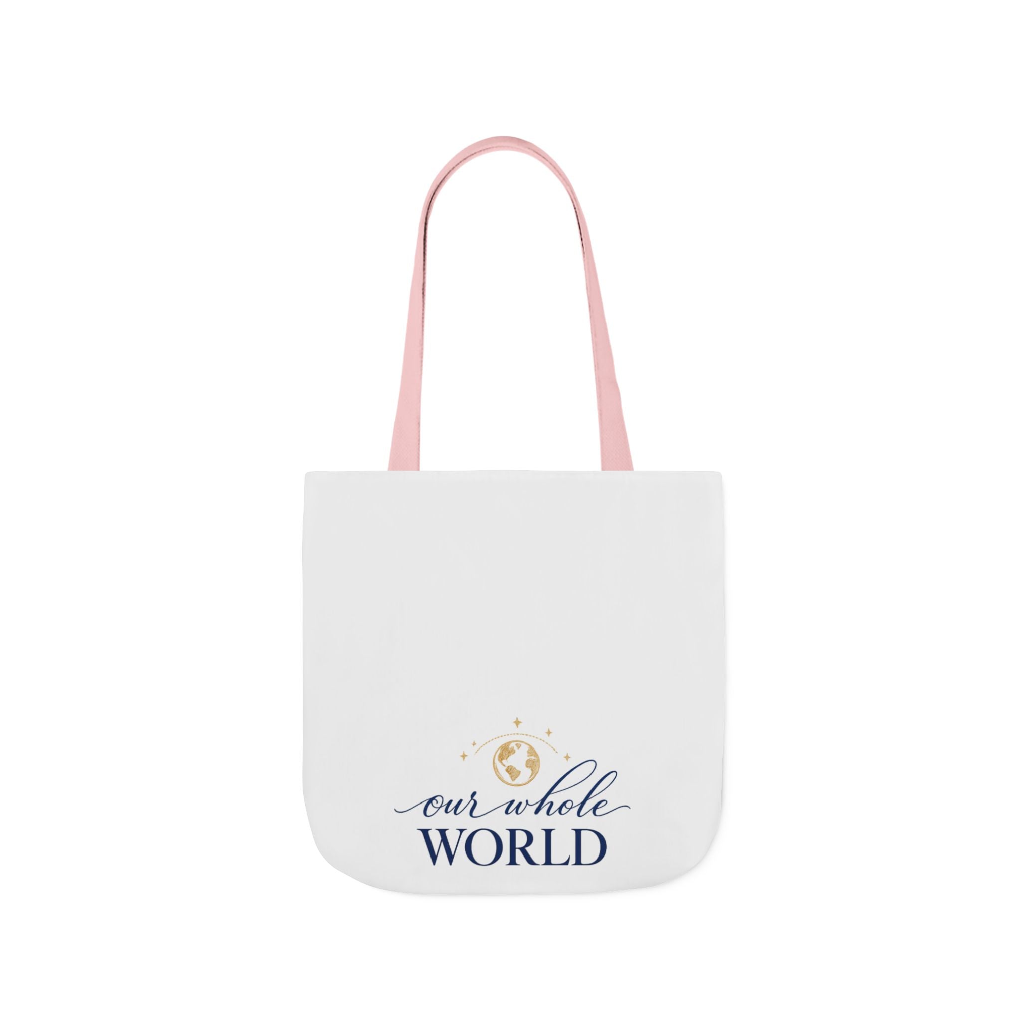 Our Whole World canvas tote bag from the Nureli collection, view 9