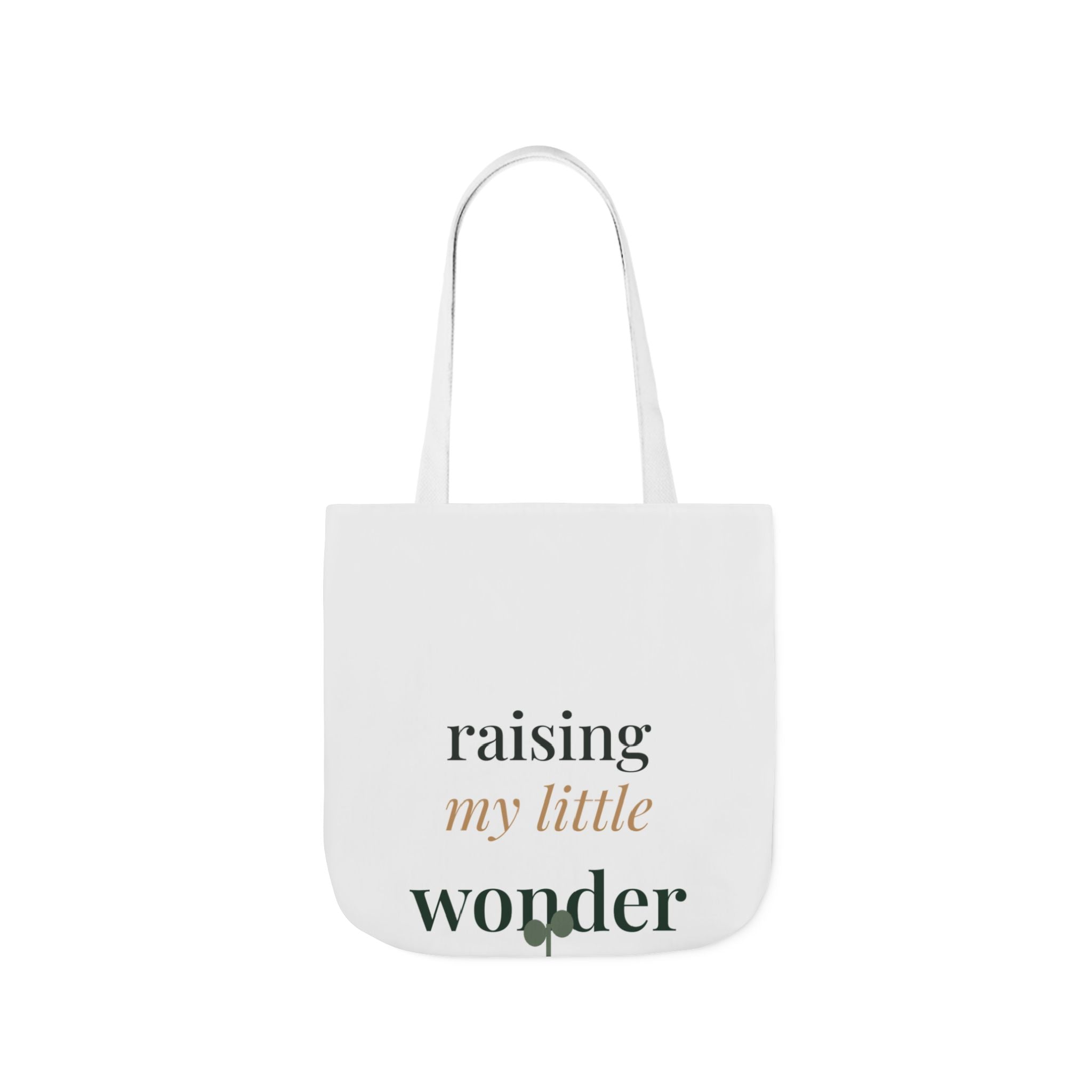 Raising my little wonder Tote canvas tote bag from the Nureli collection, view 10