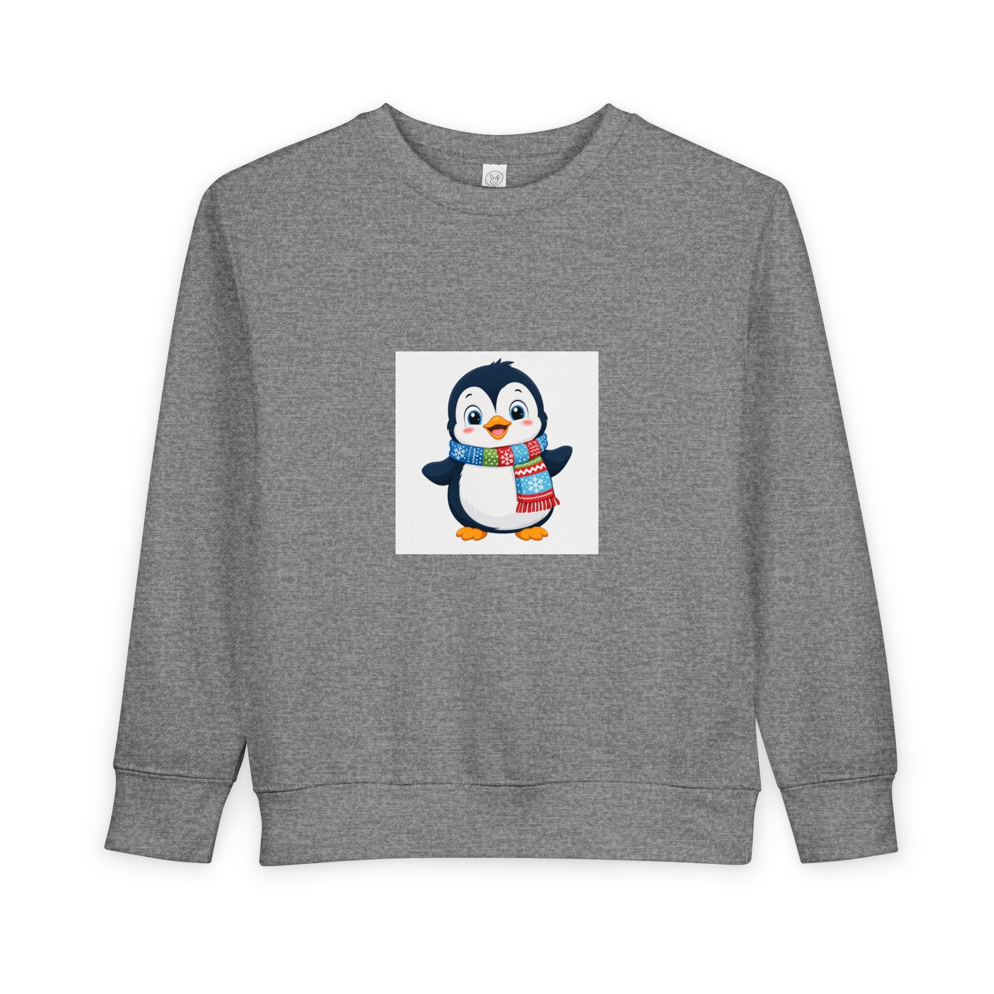 Waddle Penguin soft toddler tee from the Nureli collection, view 3