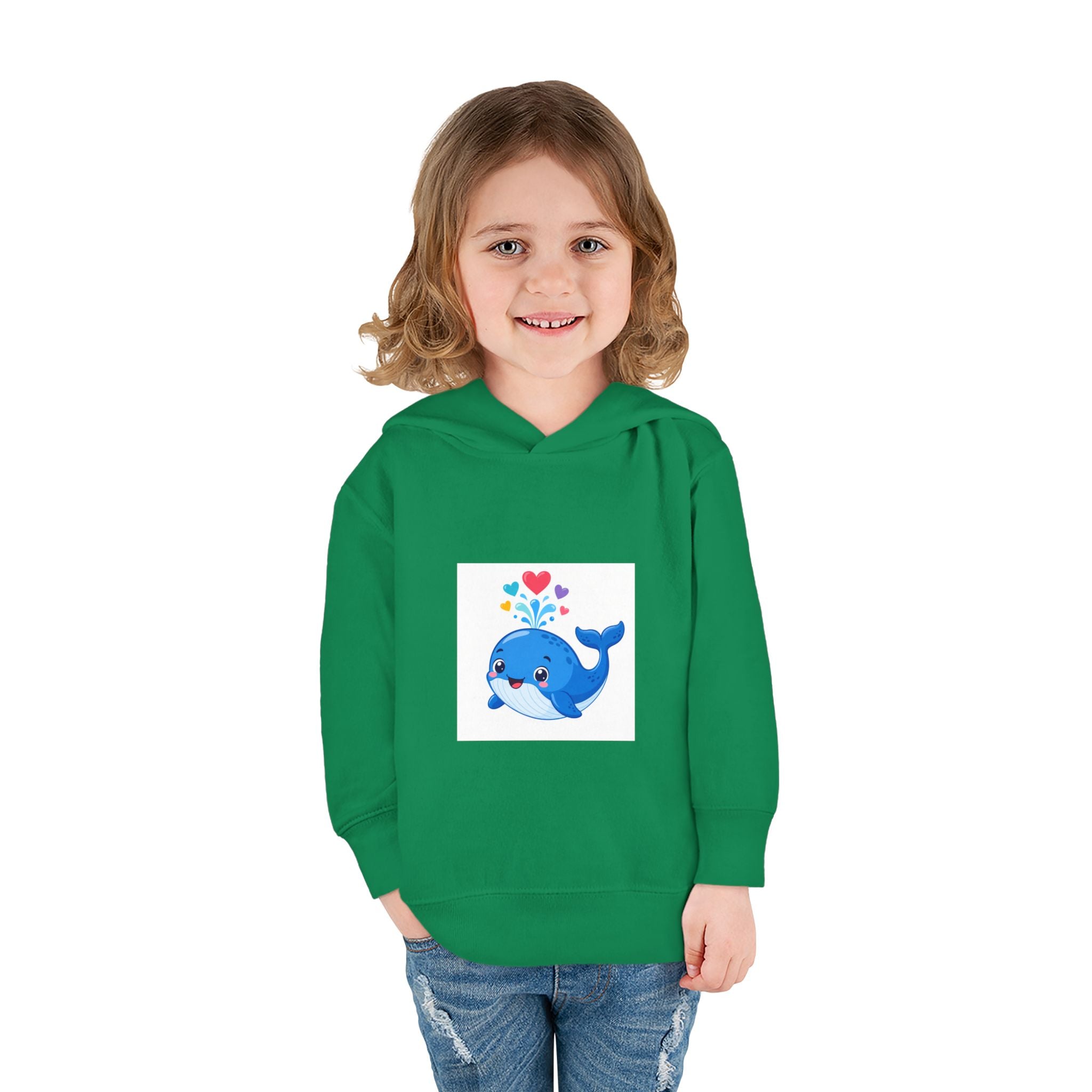 Happy Whale Toddler Hoodie — Nureli Kids