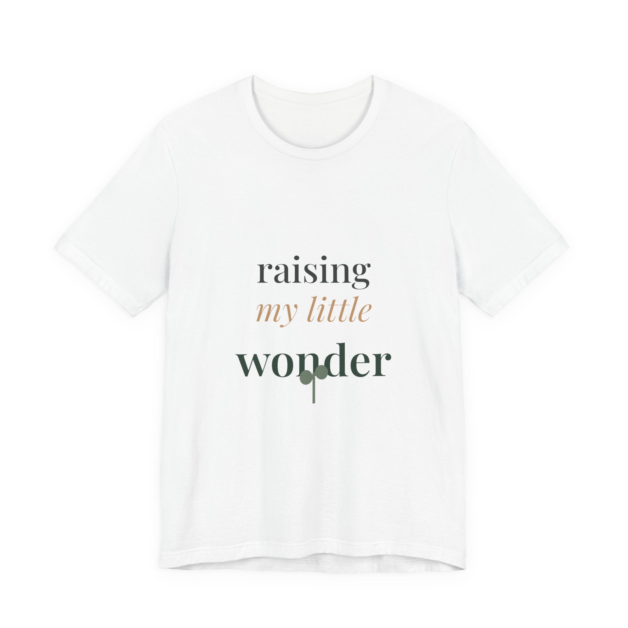Raising my little wonder soft cotton tee from the Nureli collection