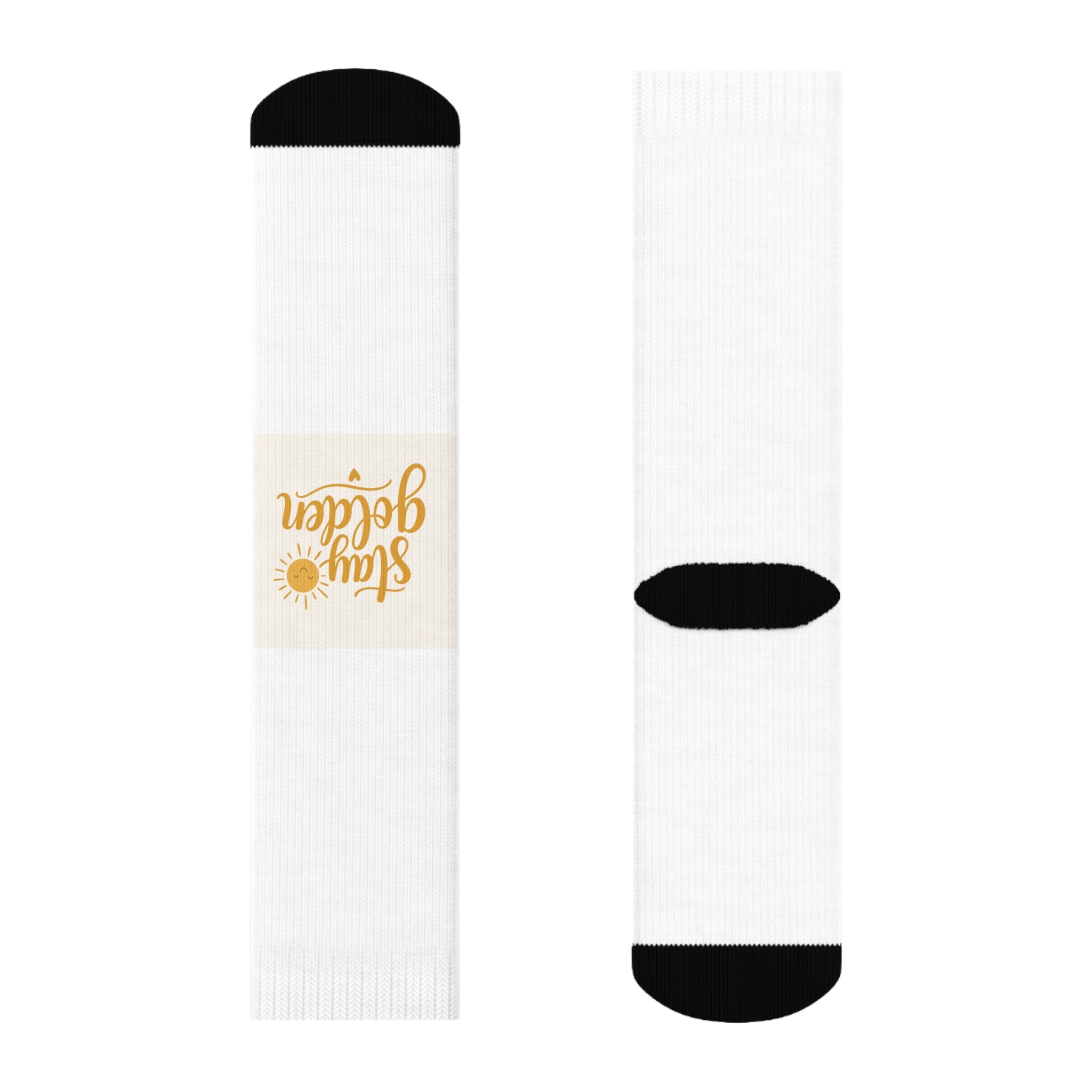 Stay Golden Kids Crew Socks from the Nureli collection, view 3