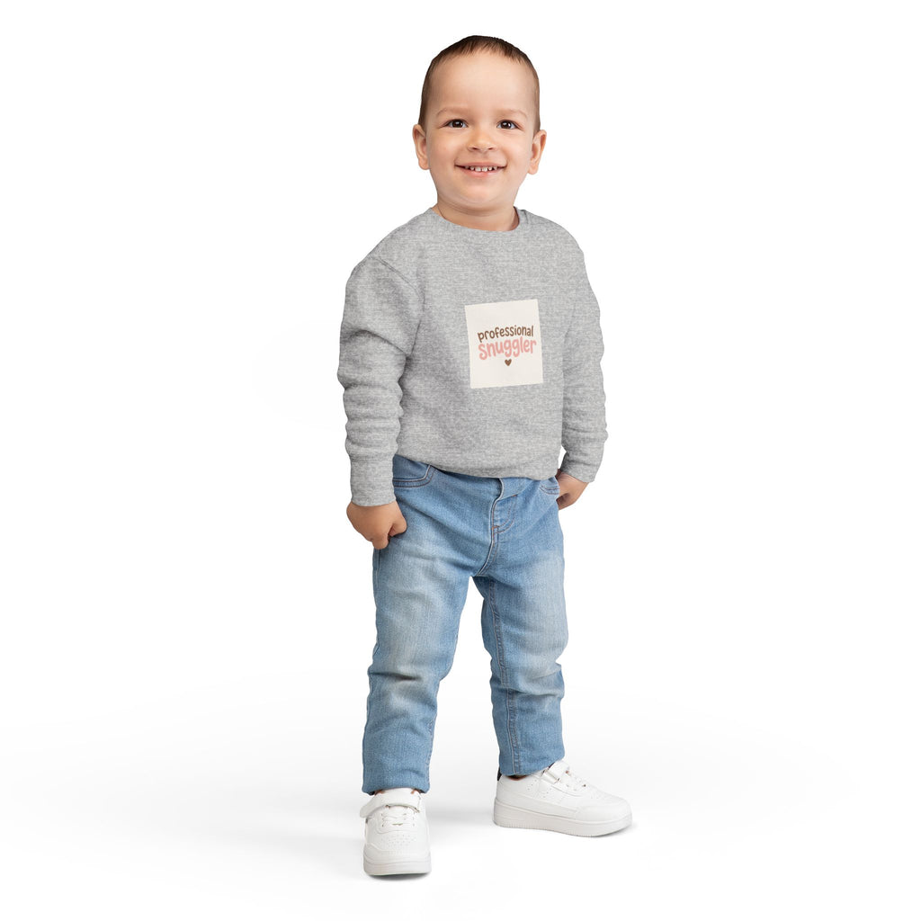 Professional Snuggler Toddler Sweatshirt - Nureli Kids