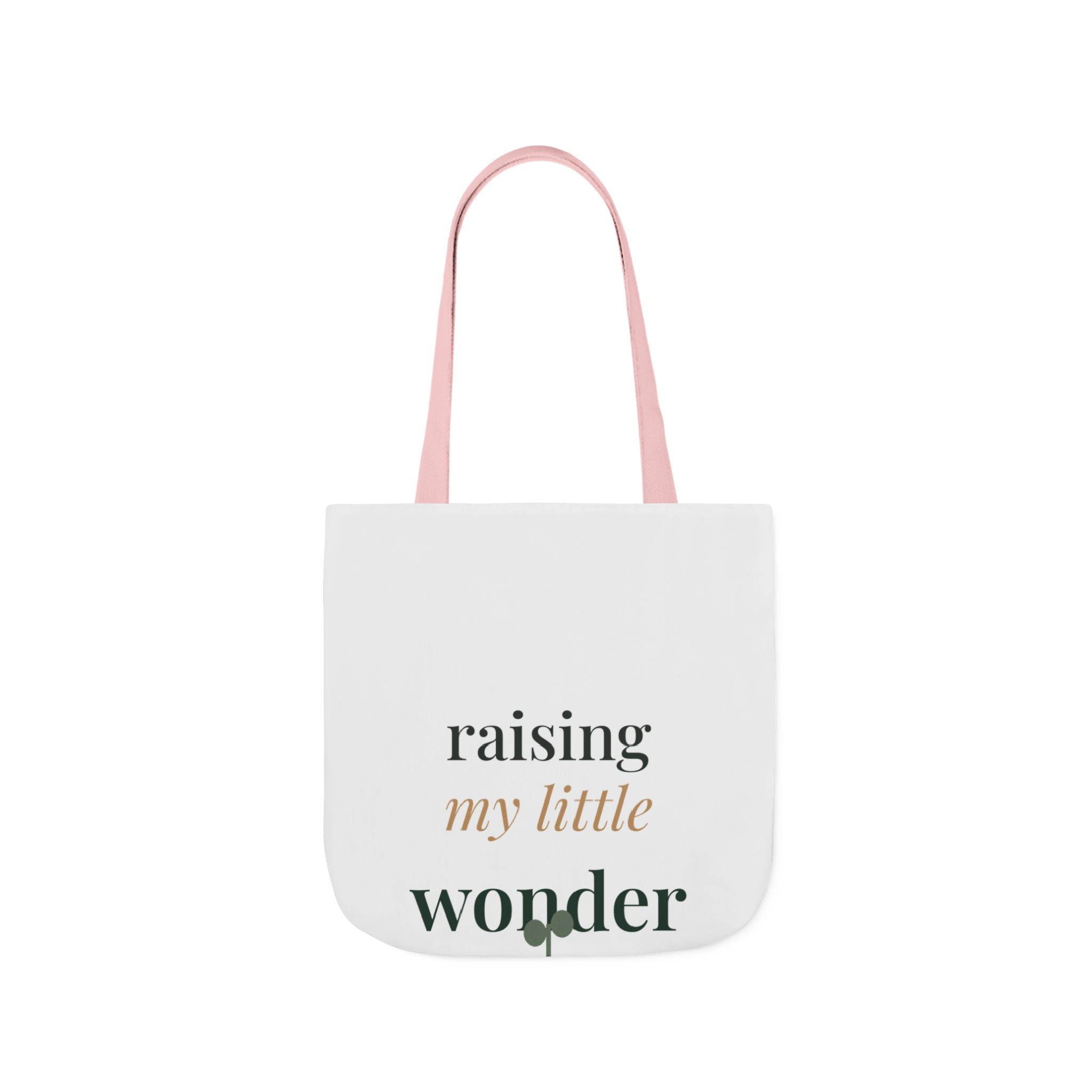 Raising my little wonder Tote canvas tote bag from the Nureli collection, view 9