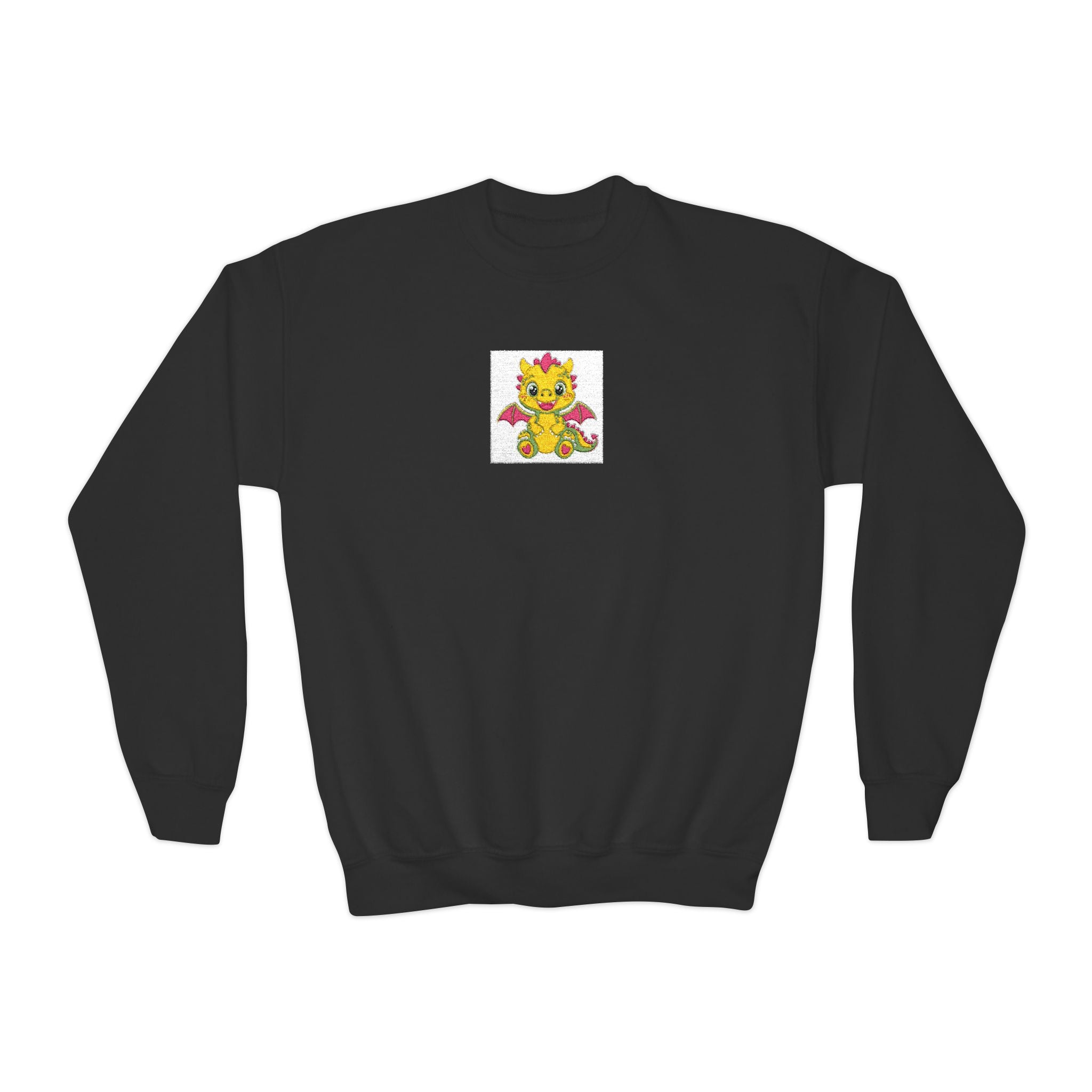 Tiny Dragon kids crew sweatshirt from the Nureli collection, view 2