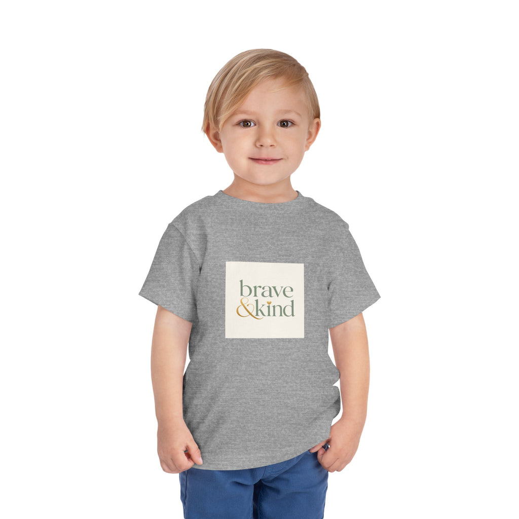 Brave And Kind Toddler T-Shirt - Nureli Kids