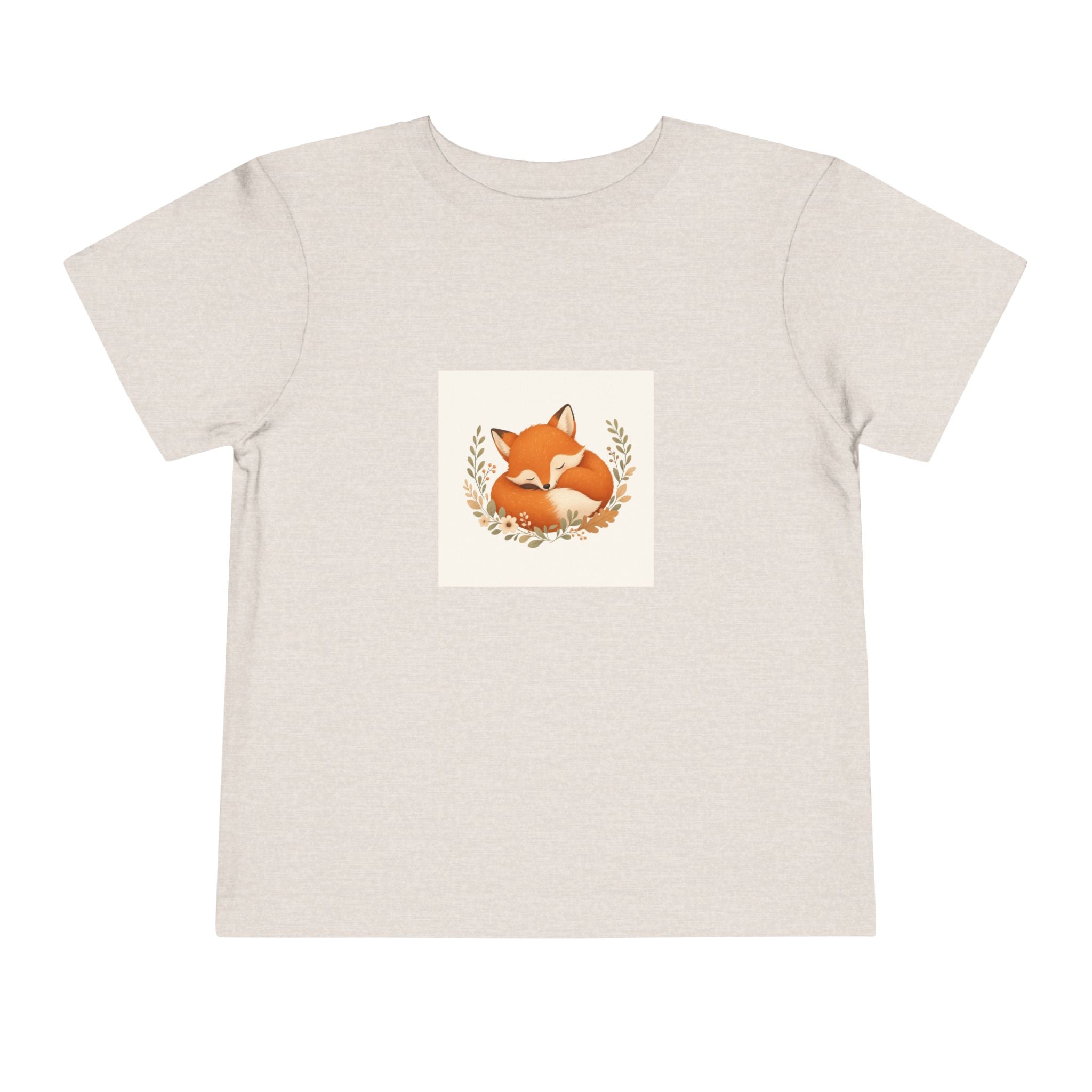 Clever Fox soft toddler tee from the Nureli collection, view 5