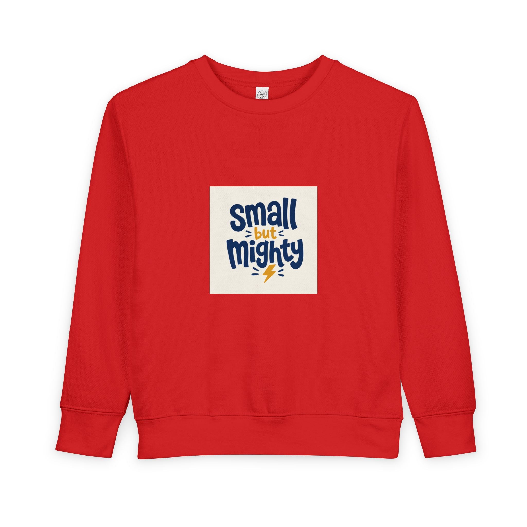 Small But Mighty Toddler Sweatshirt from the Nureli collection, view 8