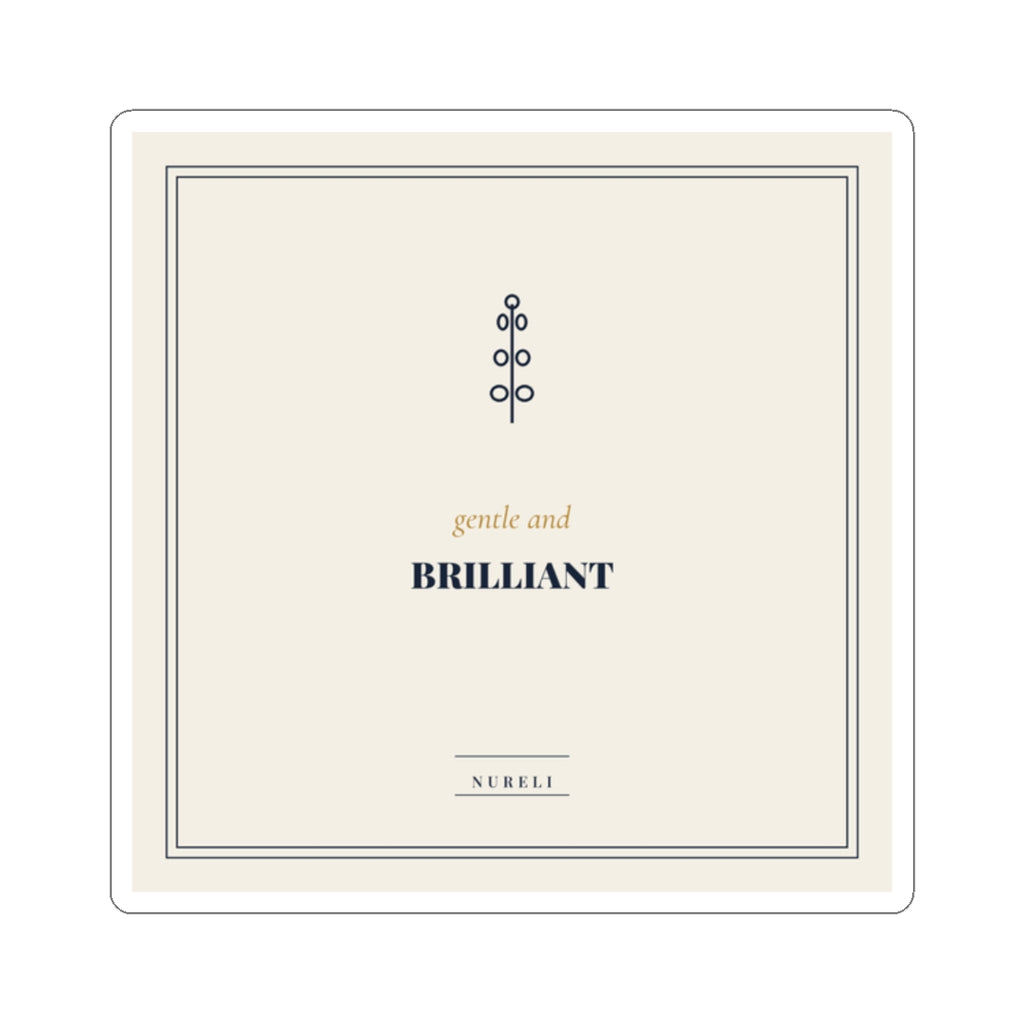 Gentle and Brilliant Kiss-Cut Stickers