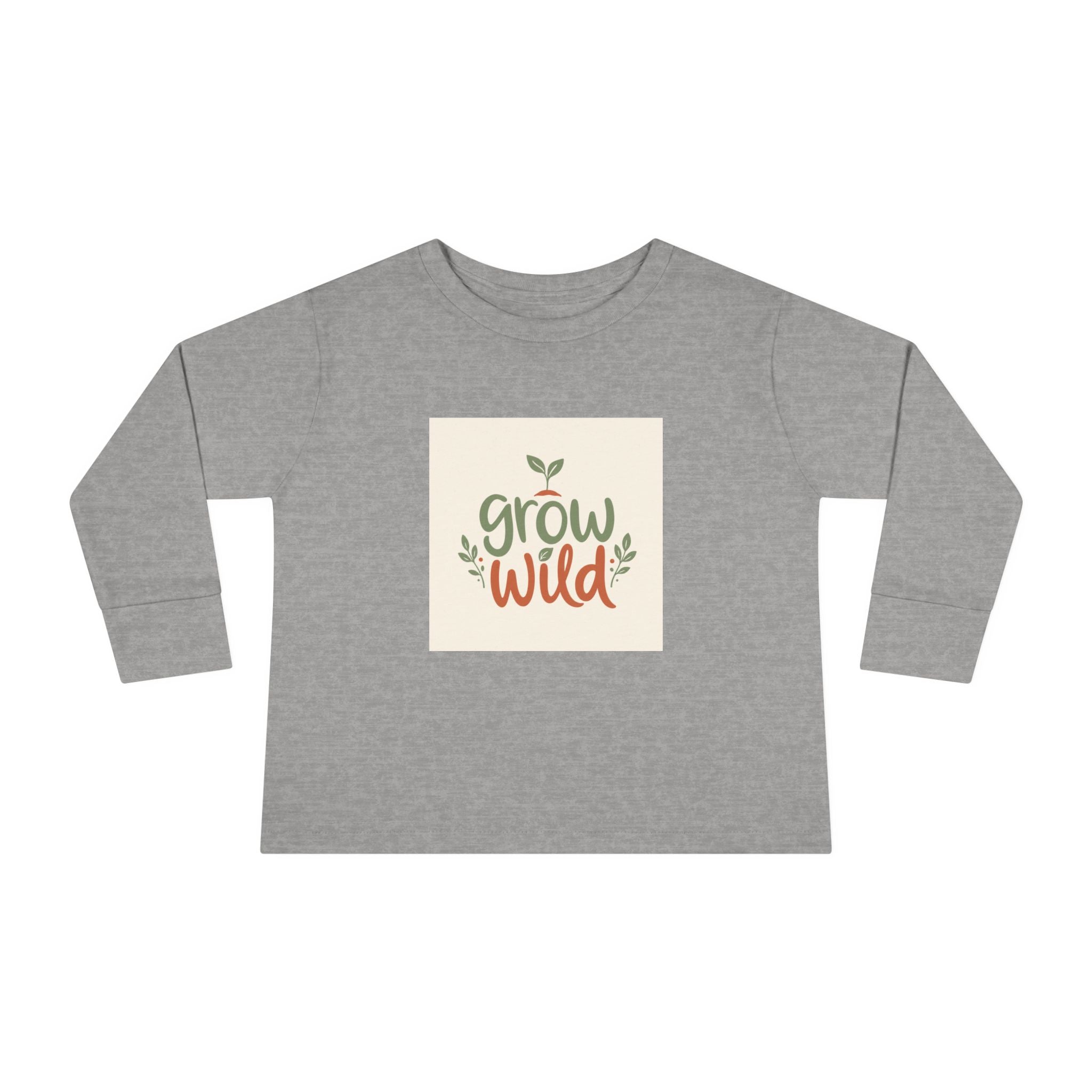 Grow Wild kids long-sleeve tee from the Nureli collection, view 2