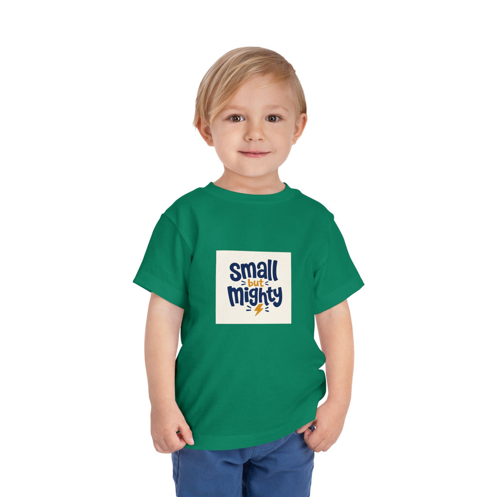 Small But Mighty Toddler T-Shirt from the Nureli collection, view 44
