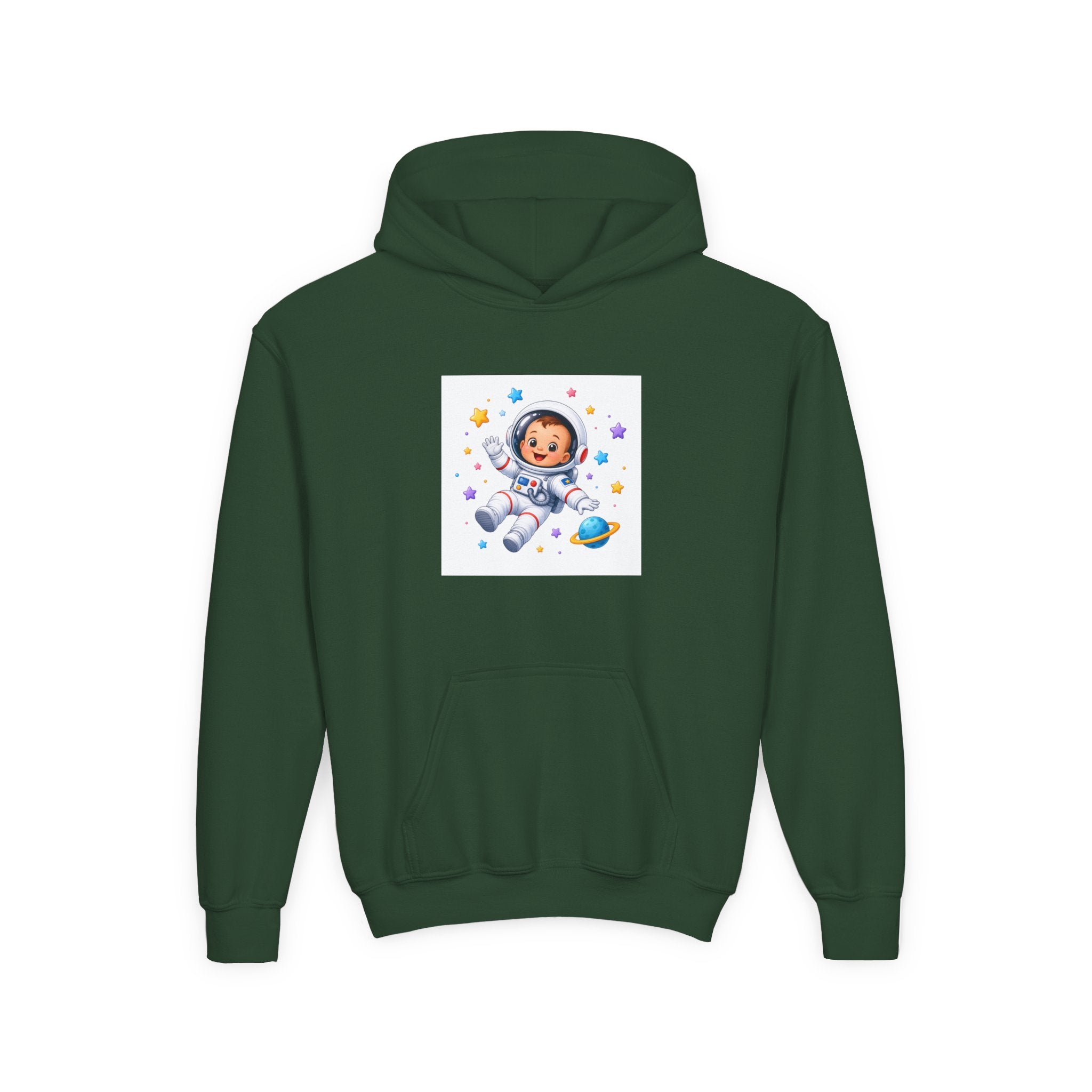 Little Astronaut soft toddler hoodie from the Nureli collection, view 7