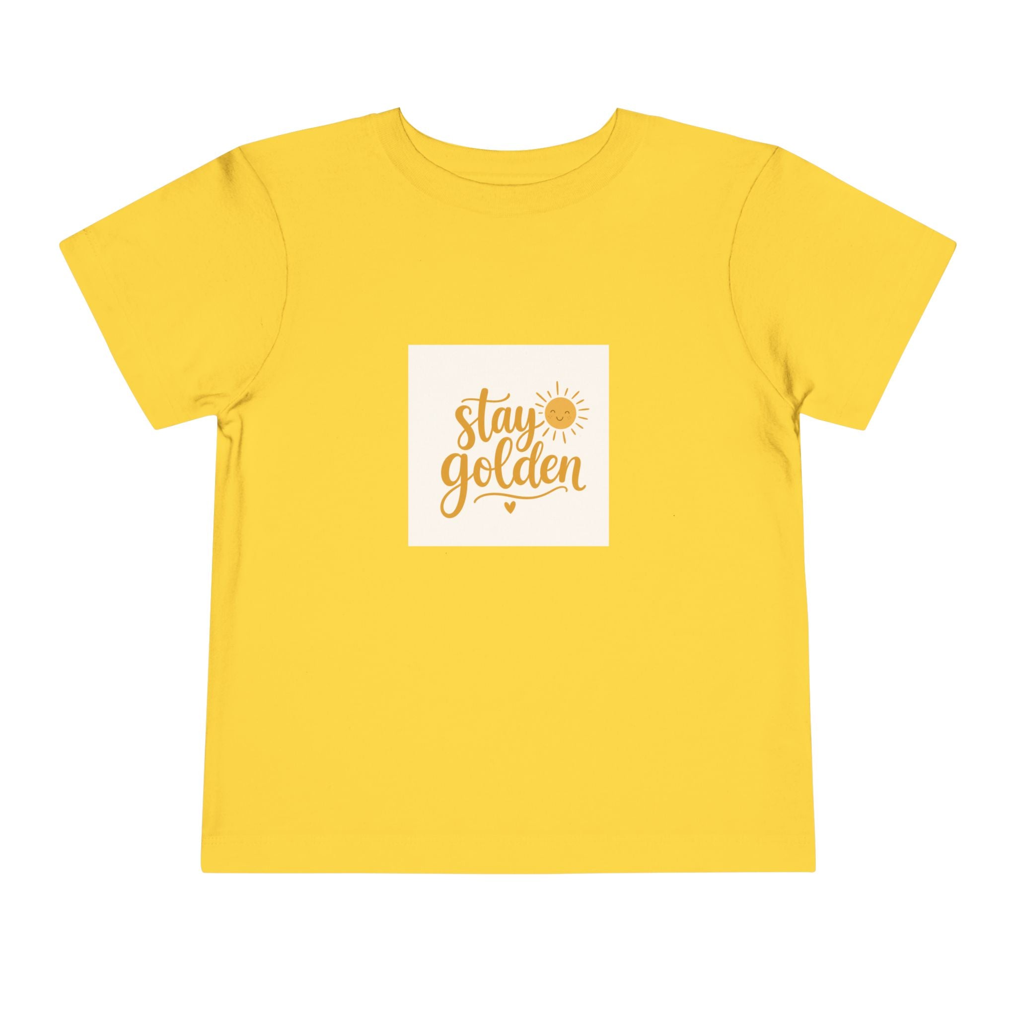Stay Golden soft toddler tee from the Nureli collection, view 7