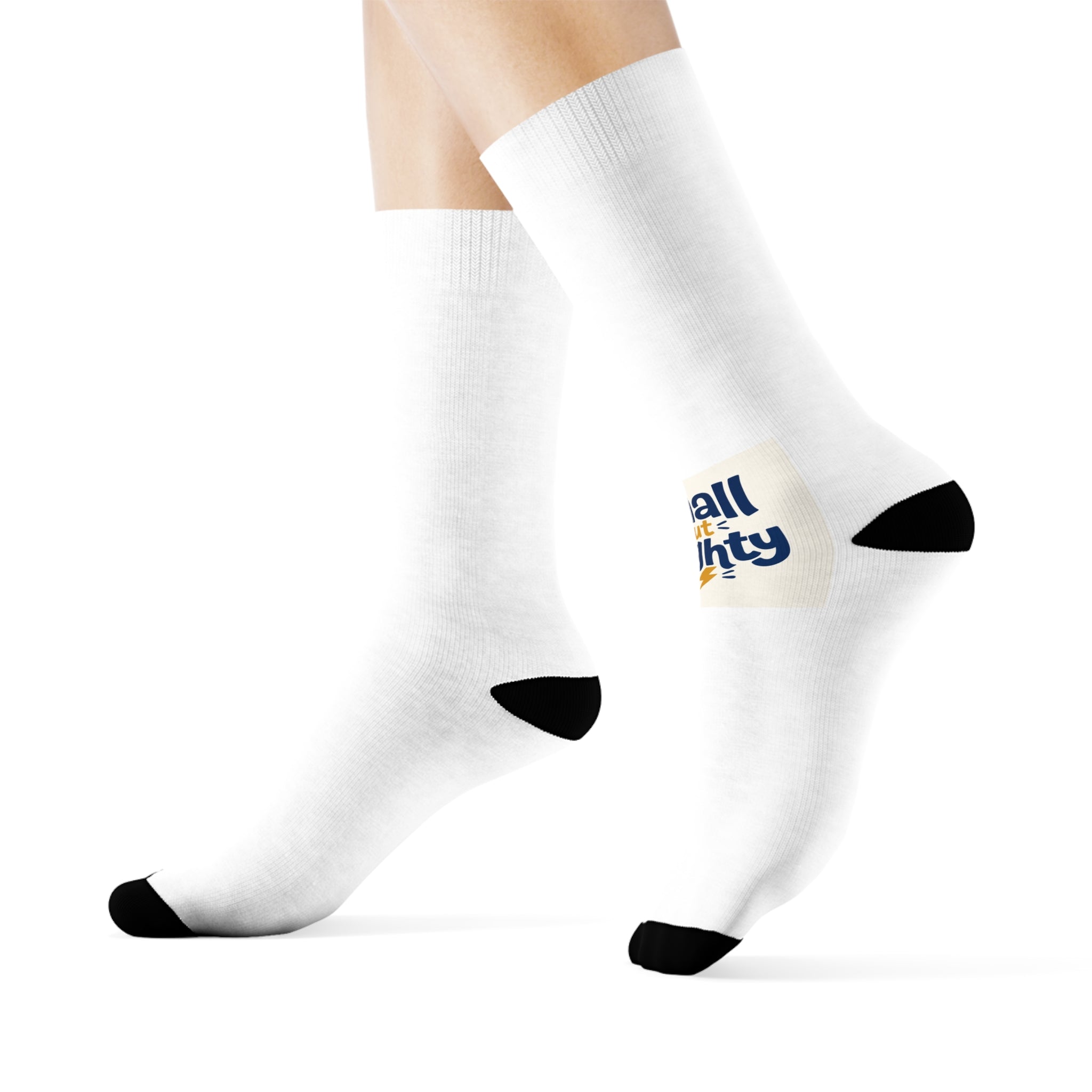 Small But Mighty Kids Crew Socks from the Nureli collection, view 11