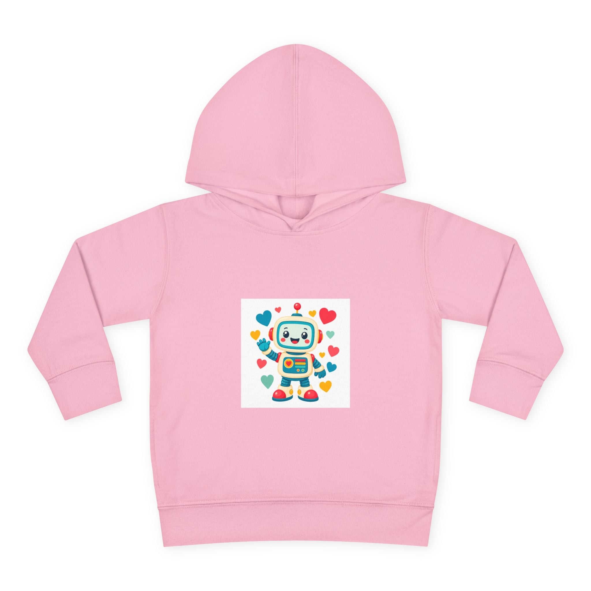 Beep Boop Robot soft toddler hoodie from the Nureli collection, view 12