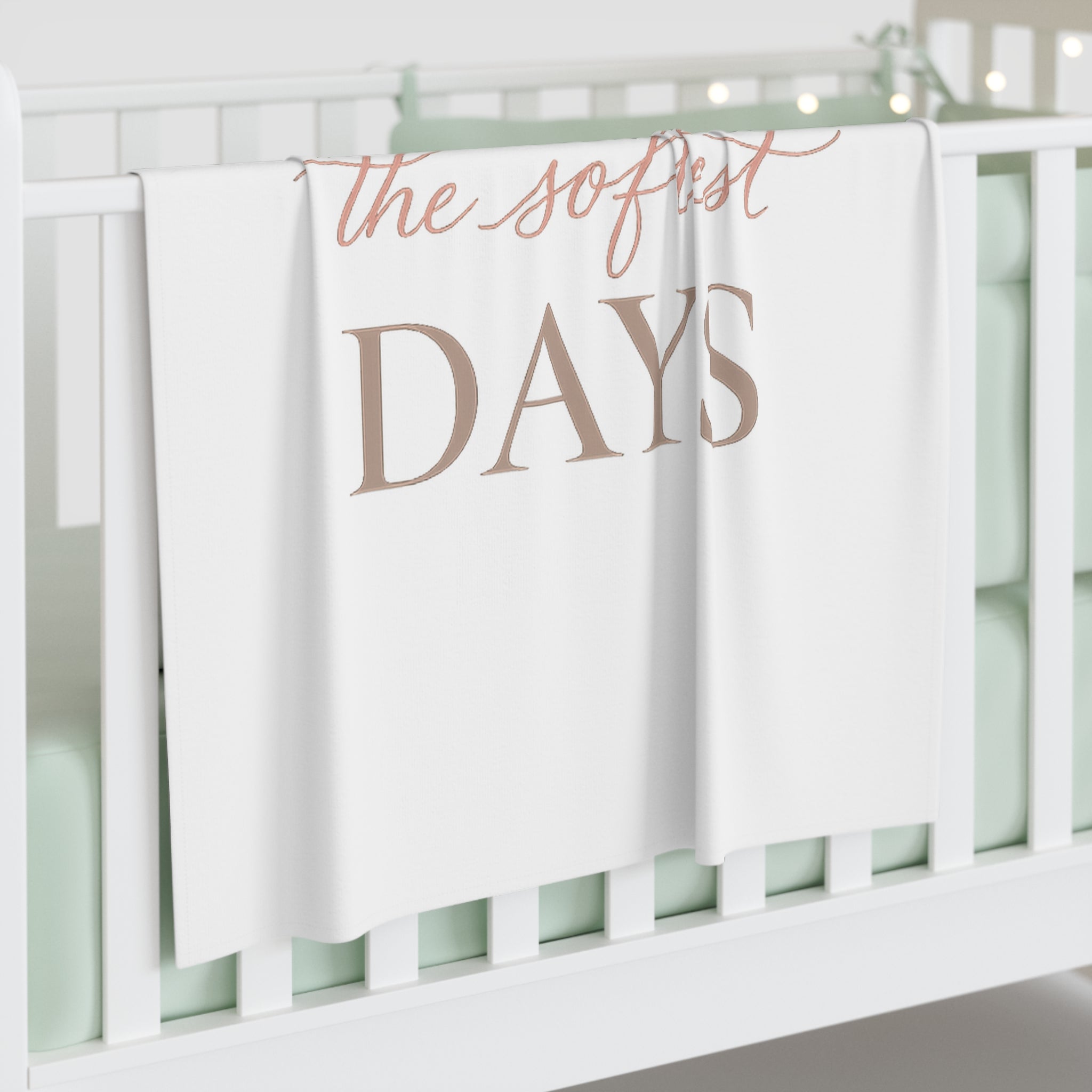 The Softest Days Swaddle Blanket
