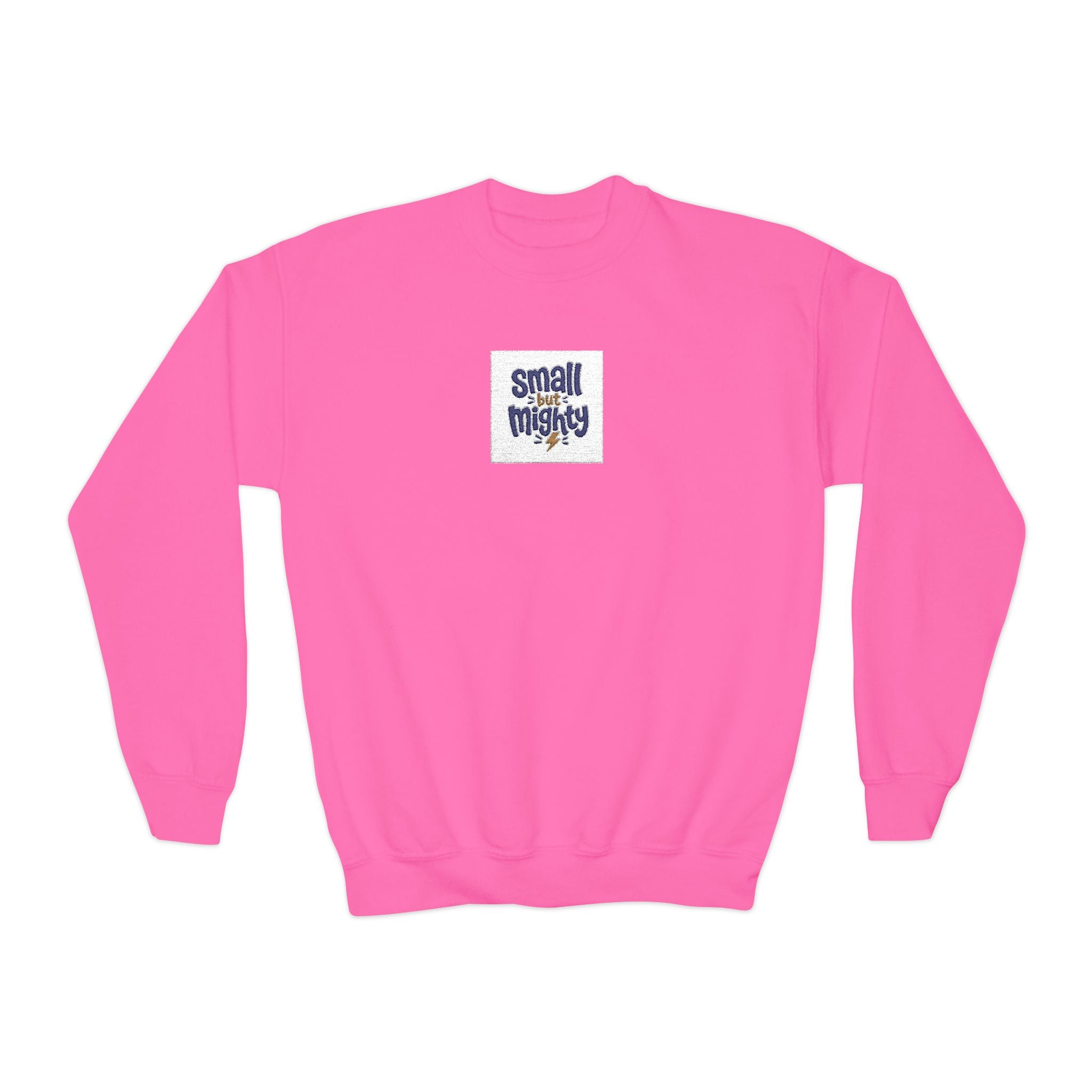 Small But Mighty Kids Sweatshirt from the Nureli collection, view 9