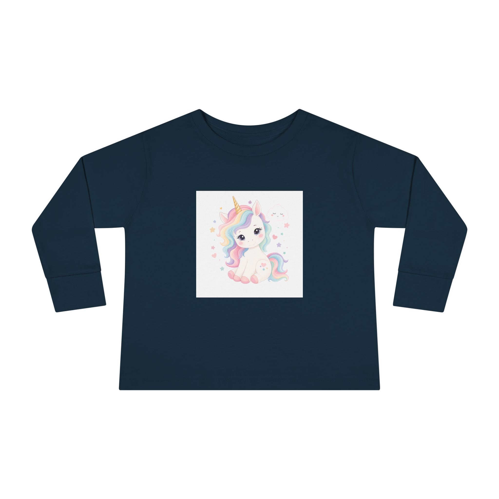 Dreamy Unicorn kids long-sleeve tee from the Nureli collection, view 6