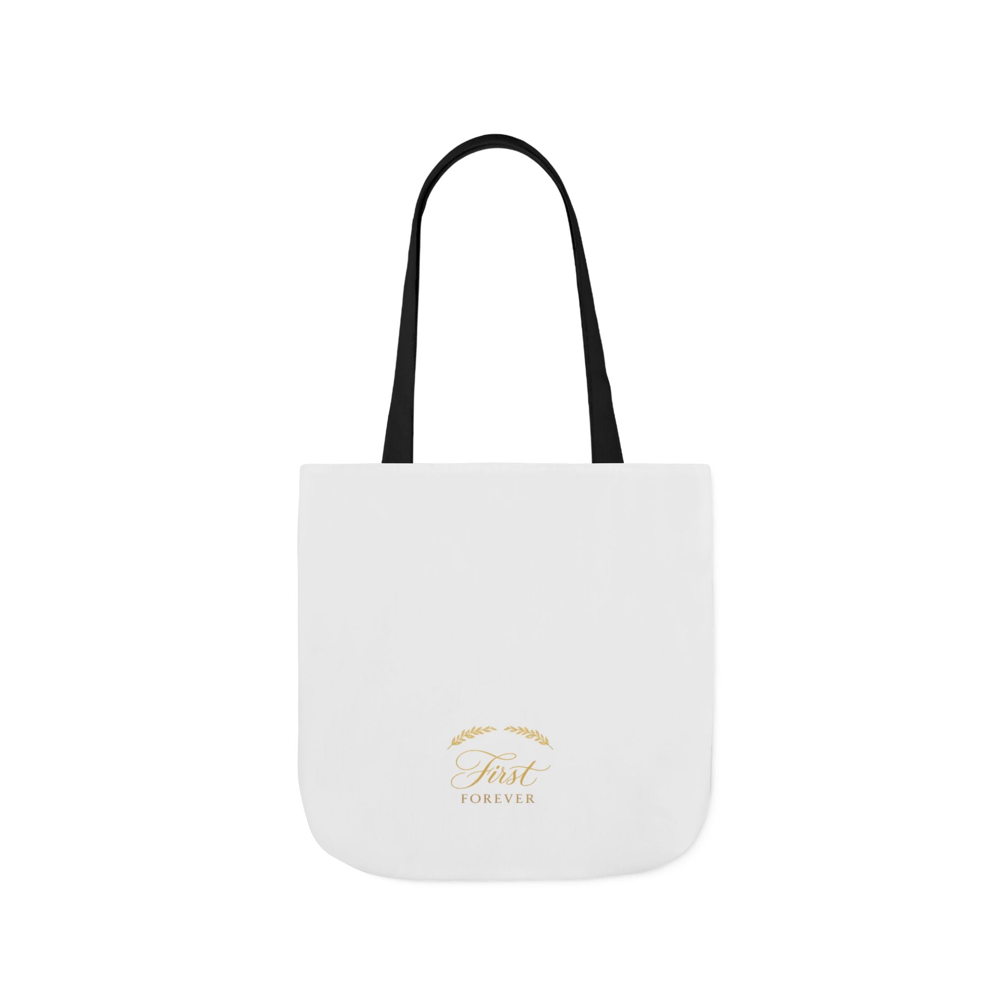 First & Forever canvas tote bag from the Nureli collection, view 8