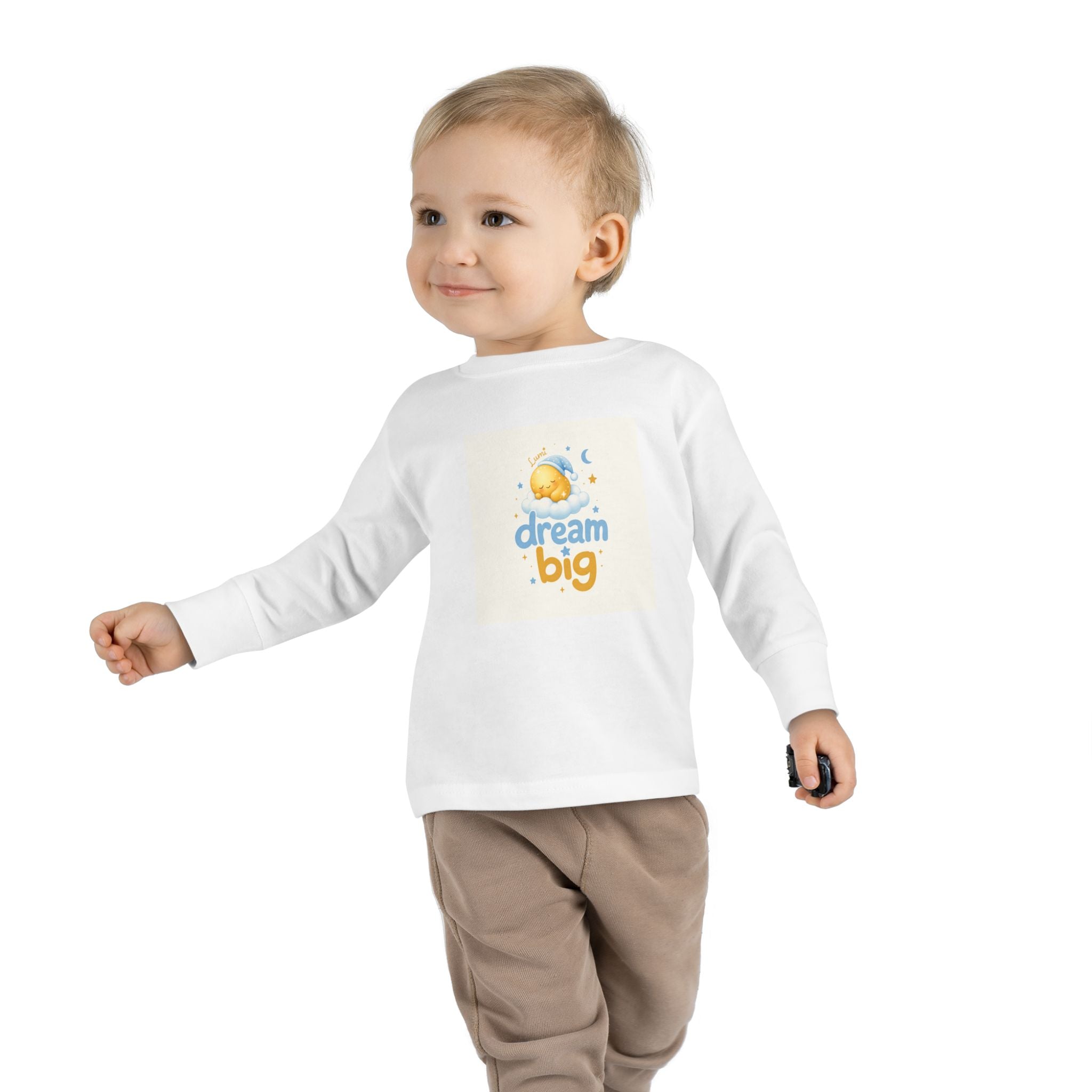 Dream Big kids long-sleeve tee from the Nureli collection, view 10