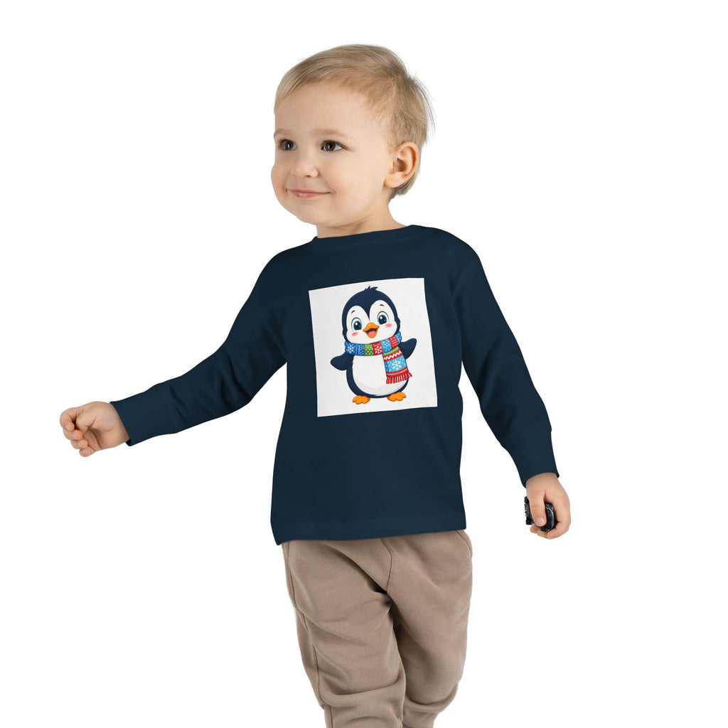 Waddle Penguin Toddler Long-Sleeve Tee — Nureli Kids