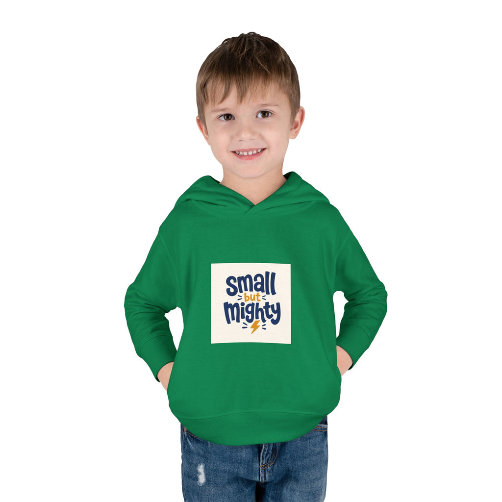 Small But Mighty Toddler Hoodie from the Nureli collection, view 27
