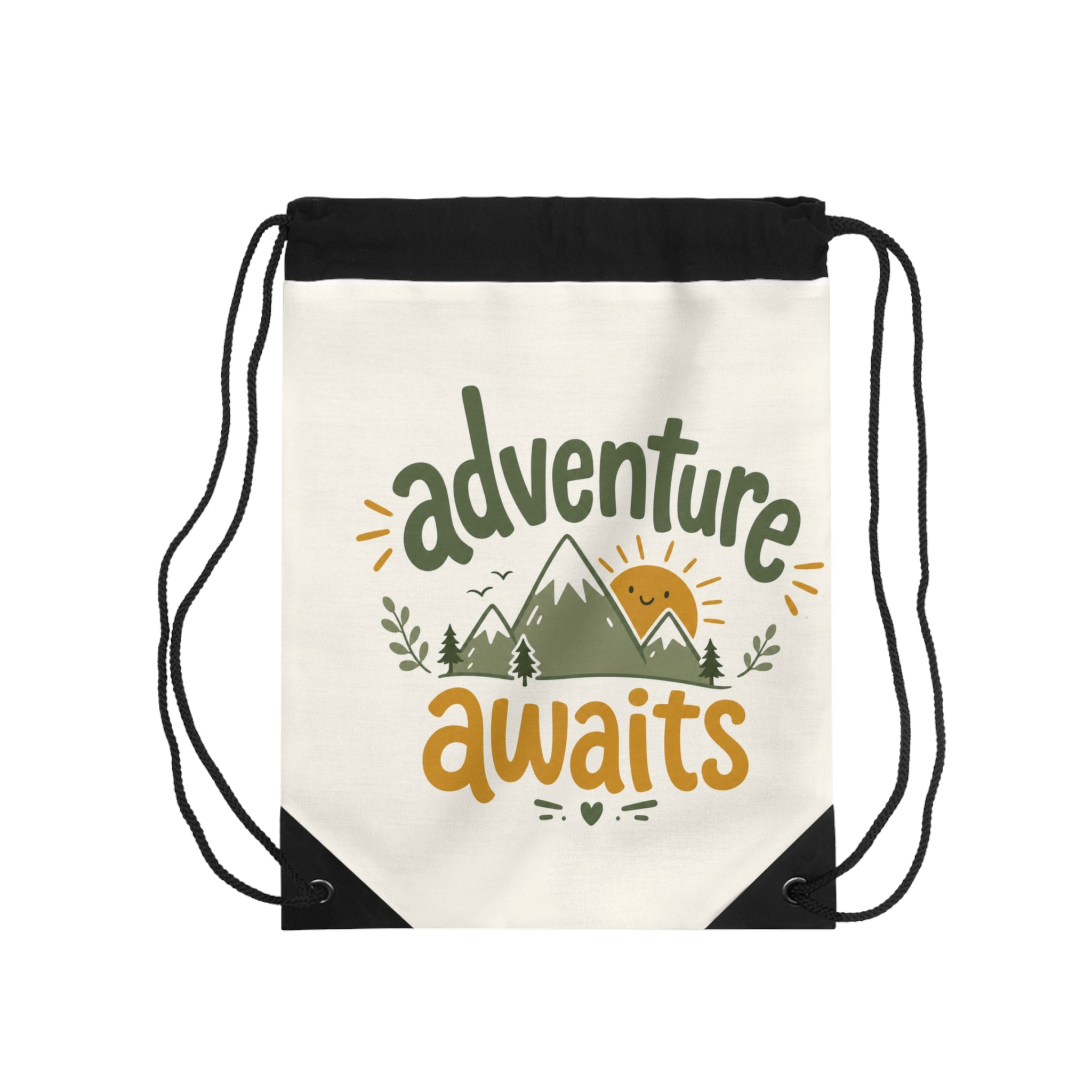 Adventure Awaits Kids Drawstring Bag - Nureli Kids